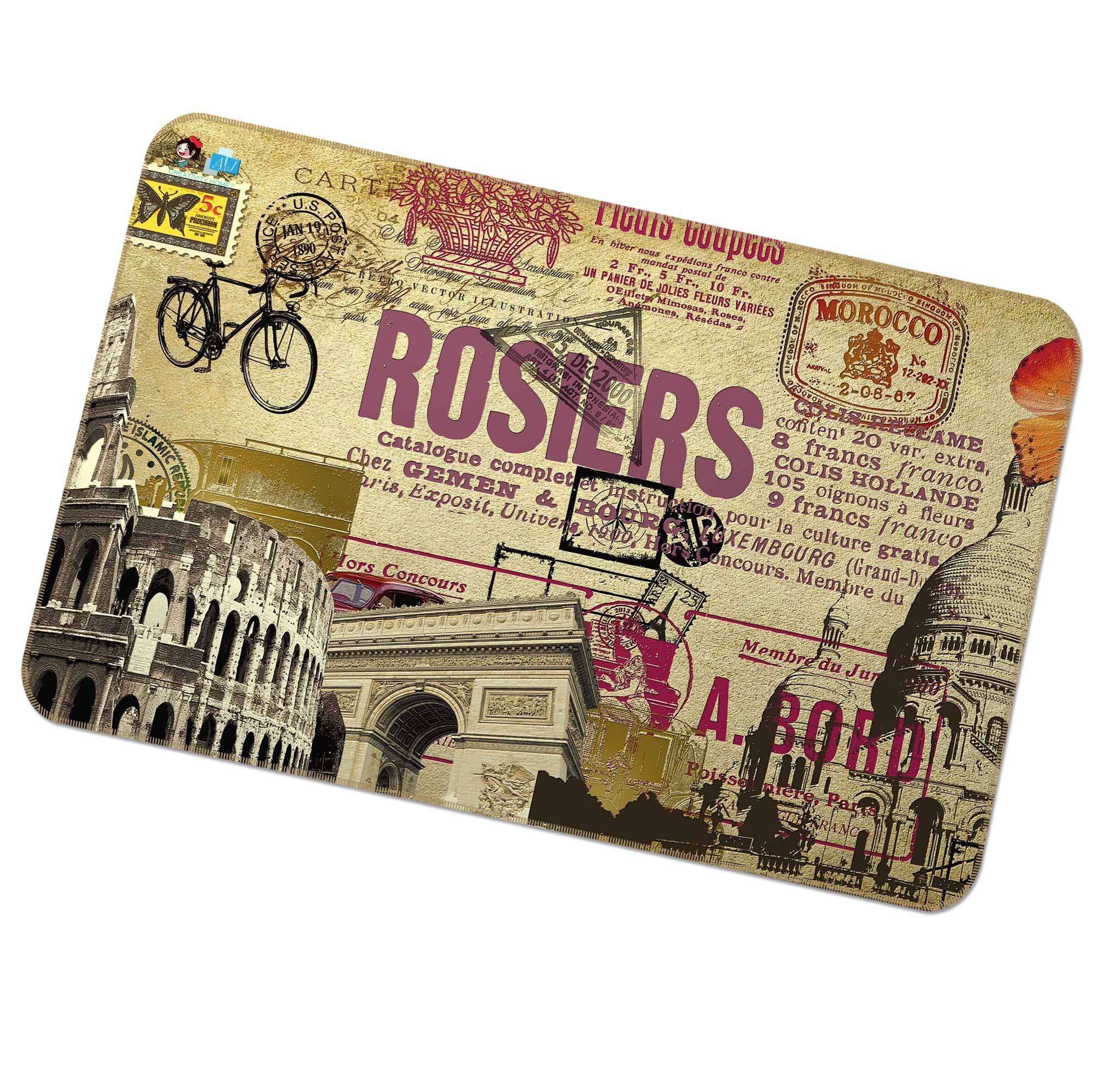 3D Bicycle Stamp 389 Non Slip Rug Mat Mat AJ Creativity Home