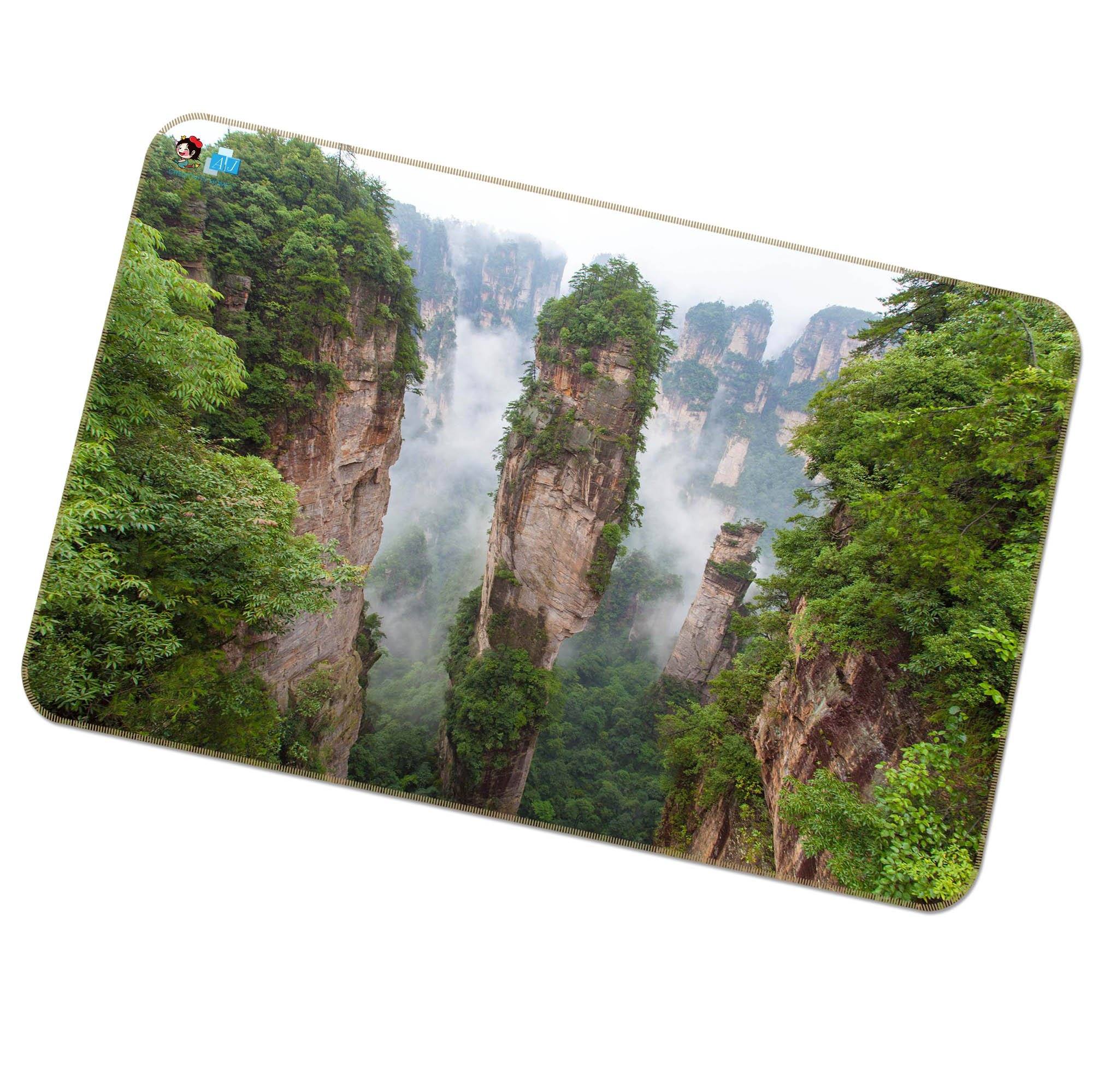 3D High Mountain 417 Non Slip Rug Mat Mat AJ Creativity Home