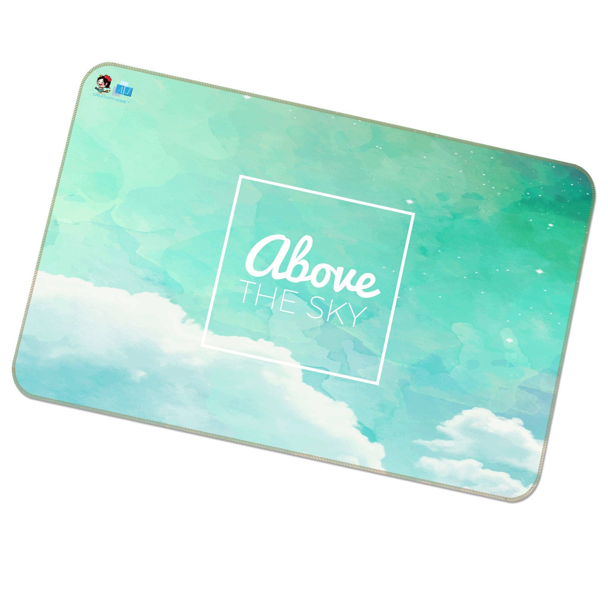 3D Cloud English 305 Non Slip Rug Mat Mat AJ Creativity Home