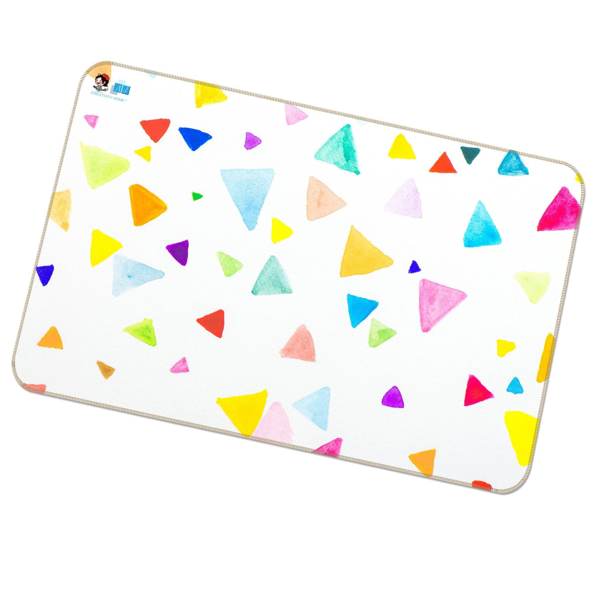 3D Colored Triangle 154 Non Slip Rug Mat Mat AJ Creativity Home