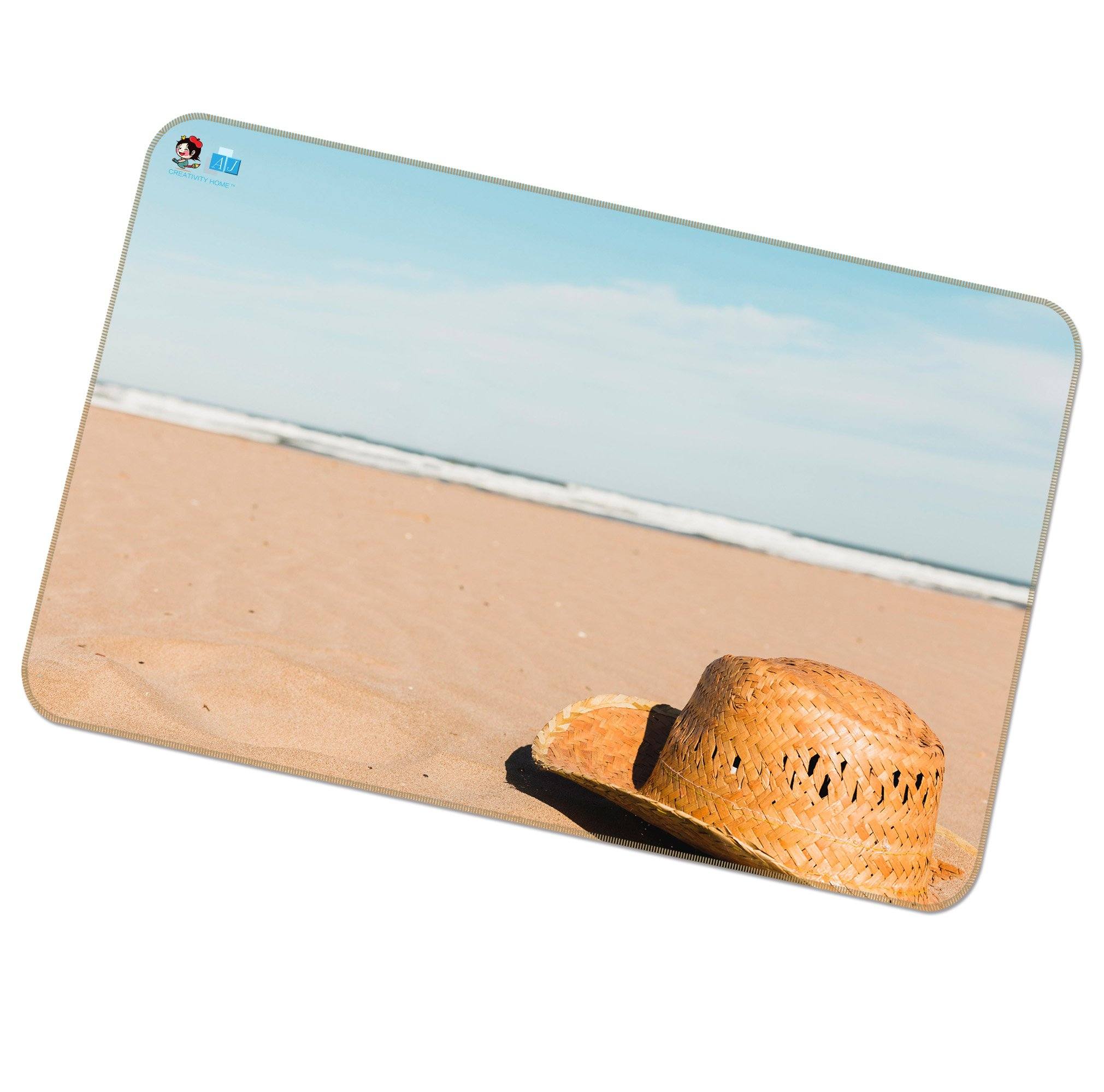 3D Beach Hat 215 Non Slip Rug Mat Mat AJ Creativity Home