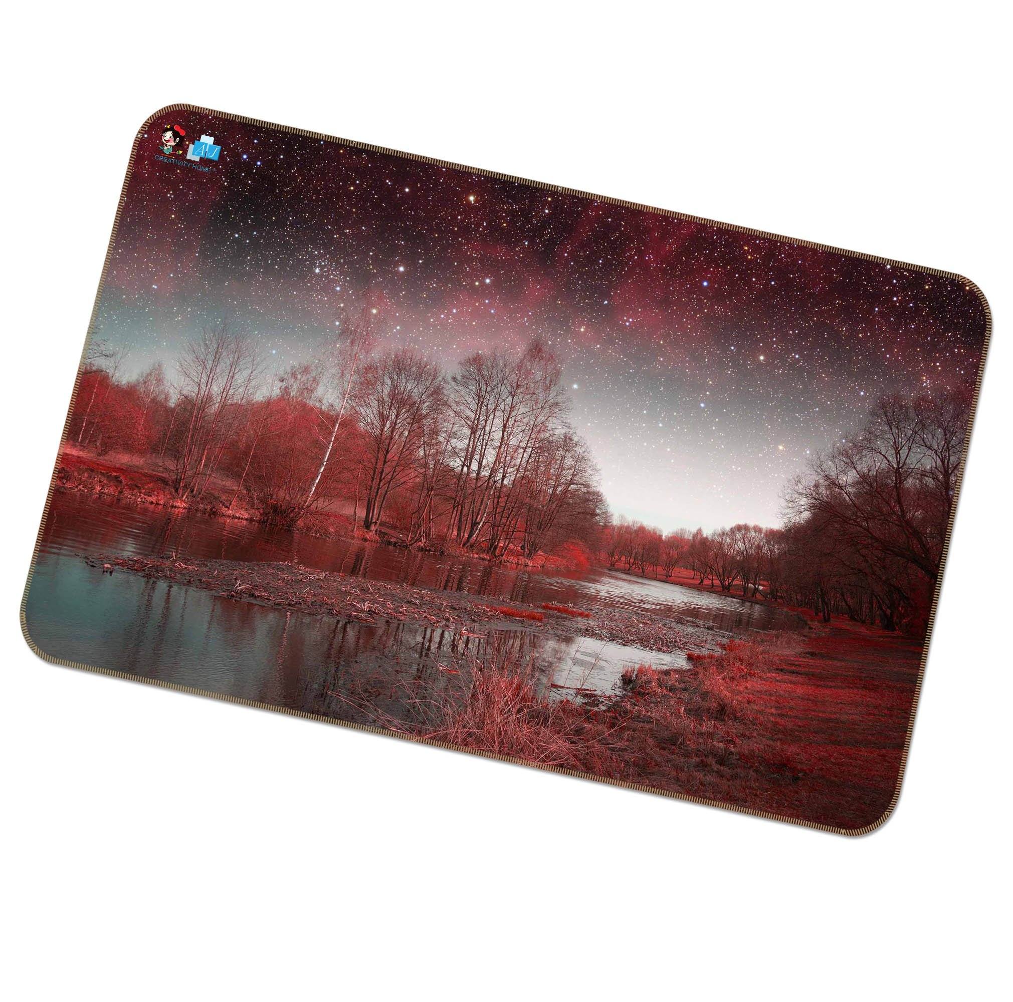 3D Star Lake 367 Non Slip Rug Mat Mat AJ Creativity Home