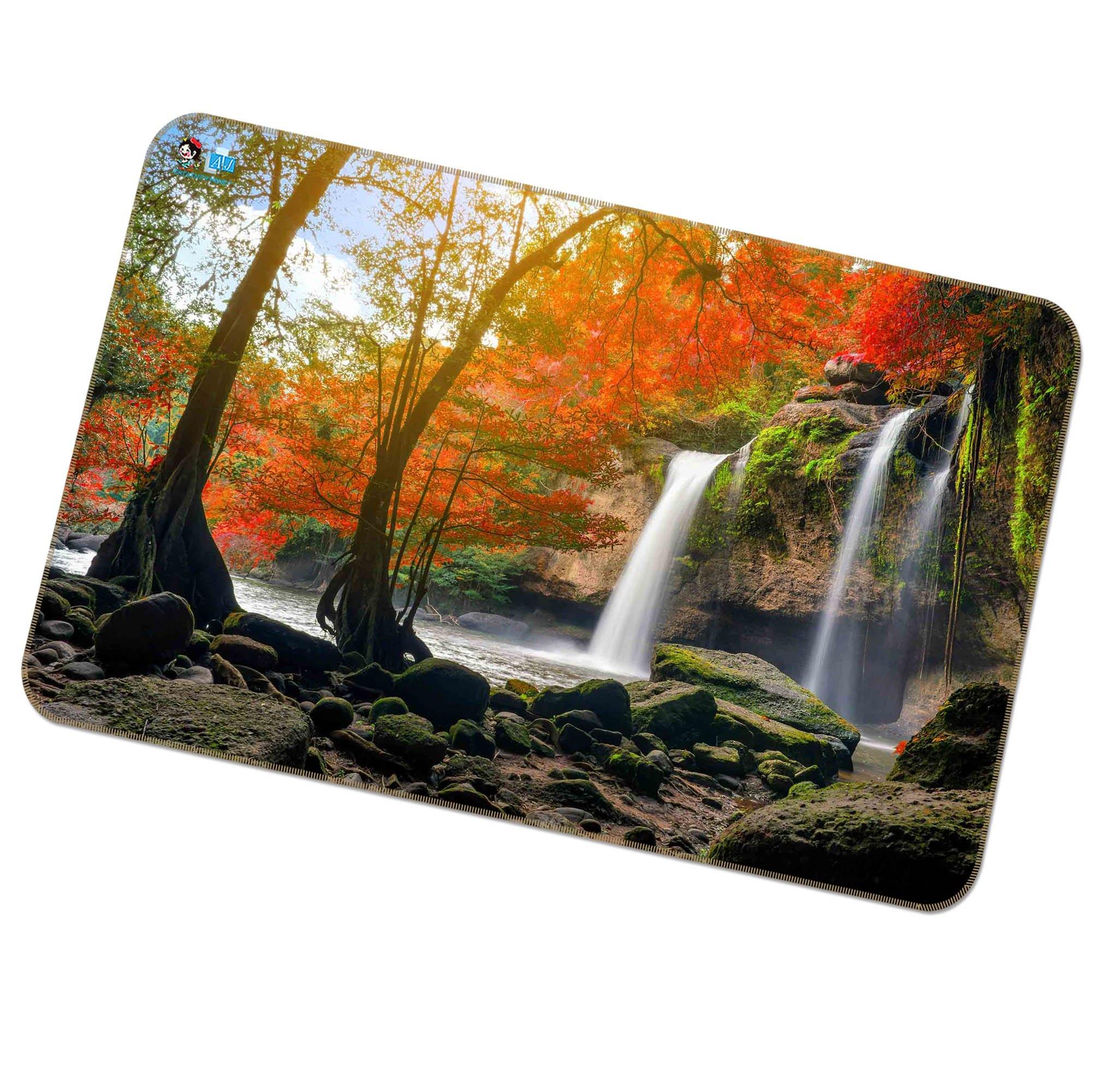 3D Hidden Waterfall 216 Non Slip Rug Mat Mat AJ Creativity Home