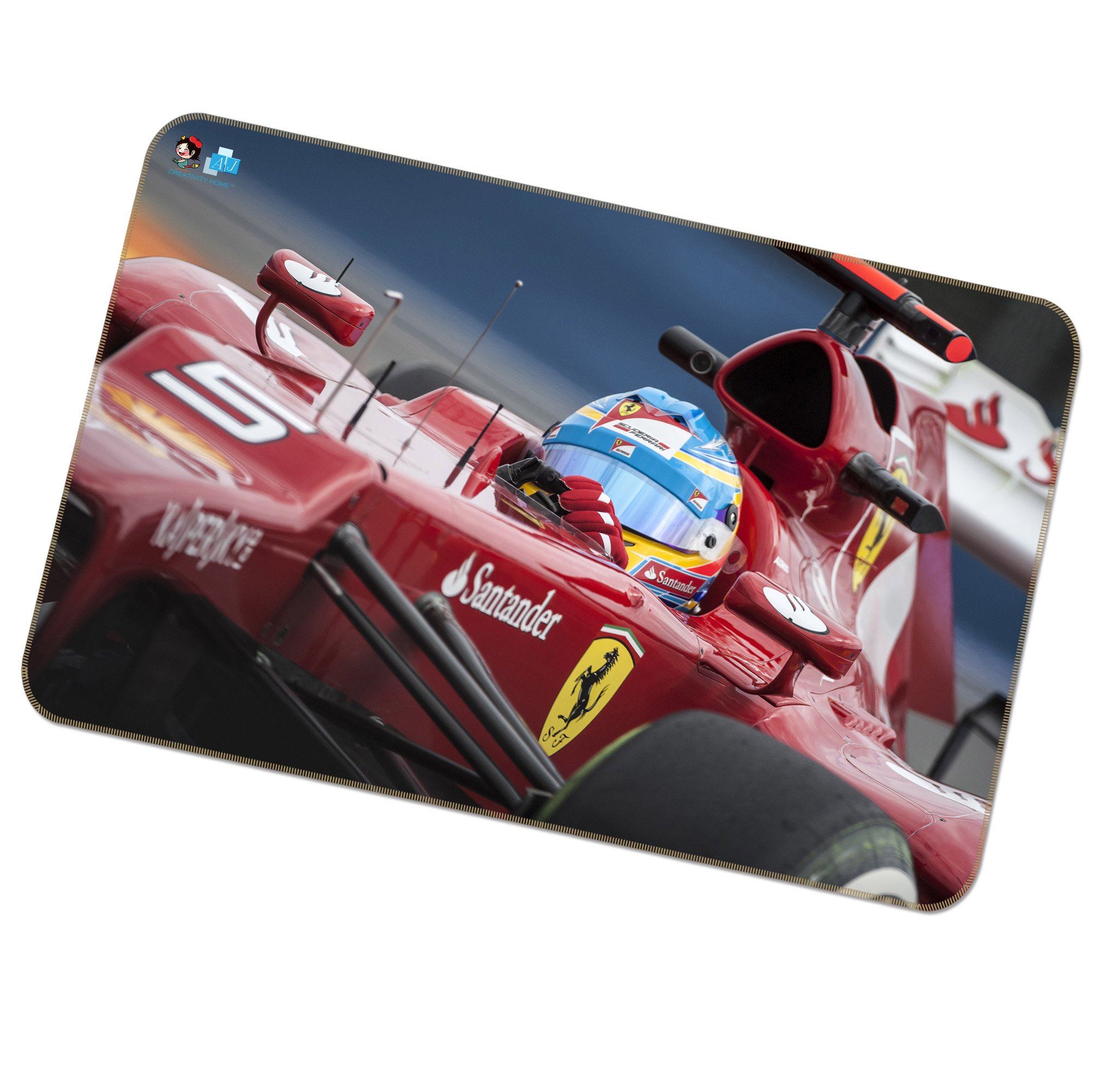 3D Race Car Driver 302 Non Slip Rug Mat Mat AJ Creativity Home