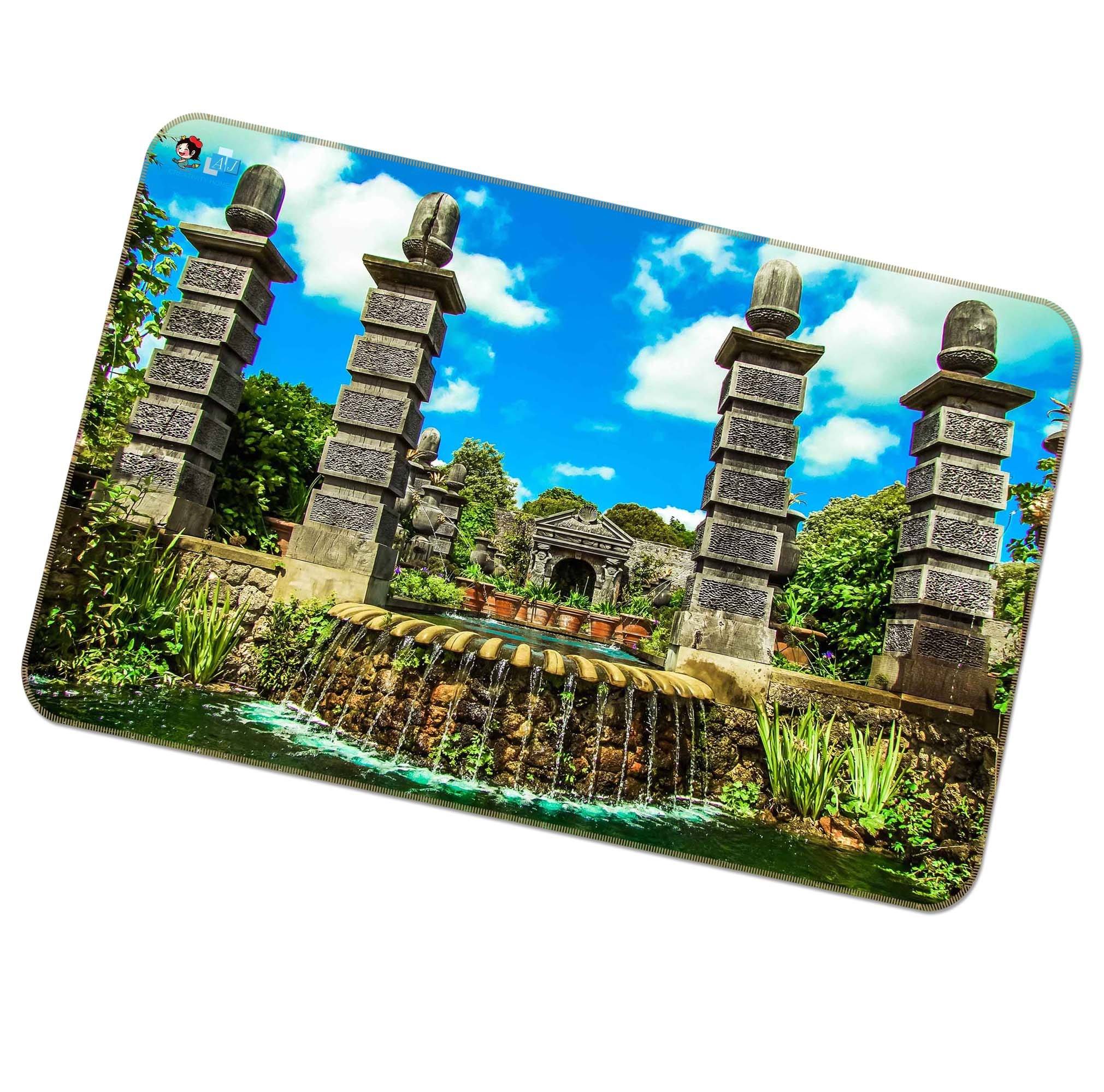 3D Fountain Pool 508 Non Slip Rug Mat Mat AJ Creativity Home