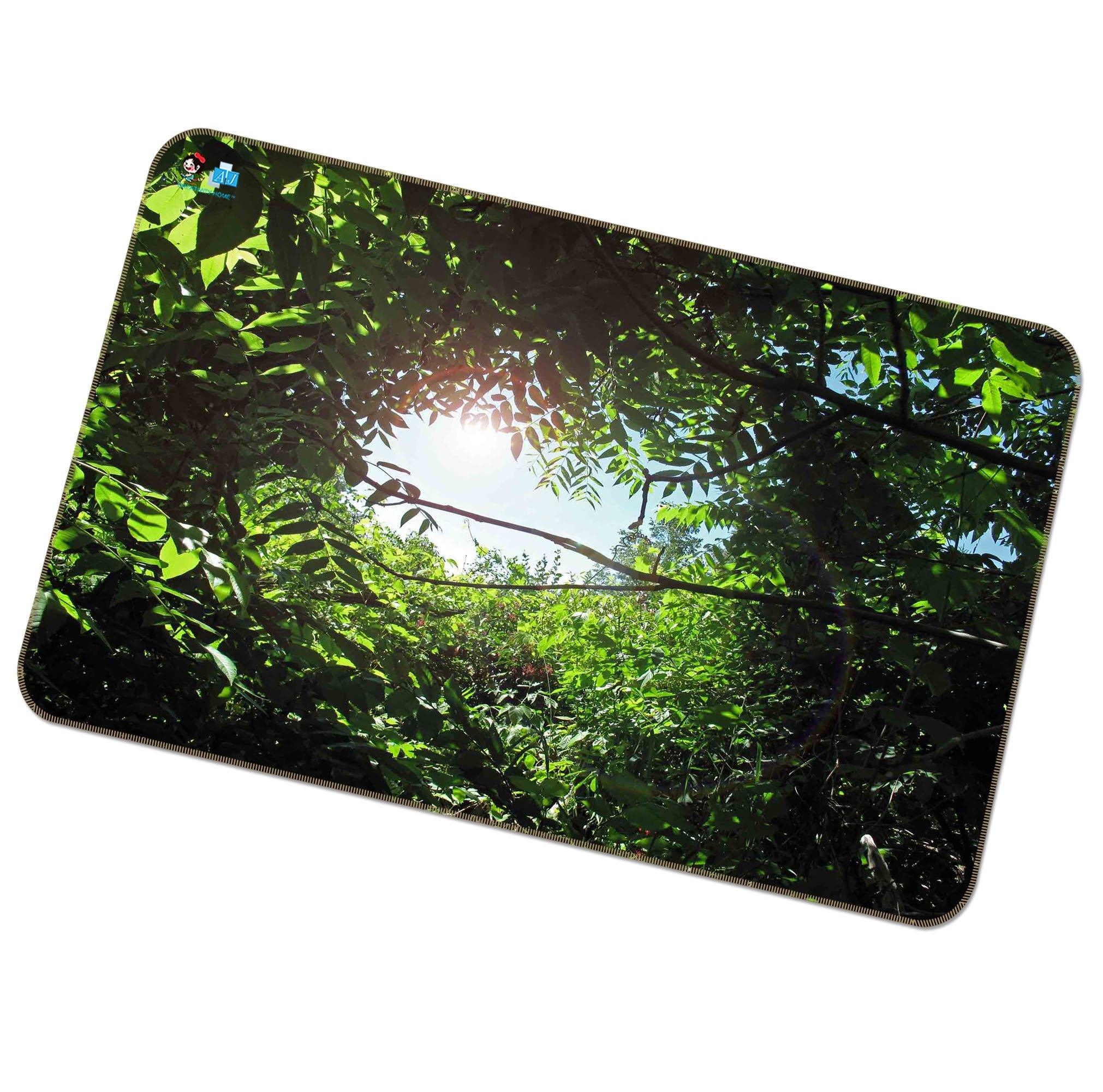 3D Lush Forest Sky 155 Non Slip Rug Mat Mat AJ Creativity Home