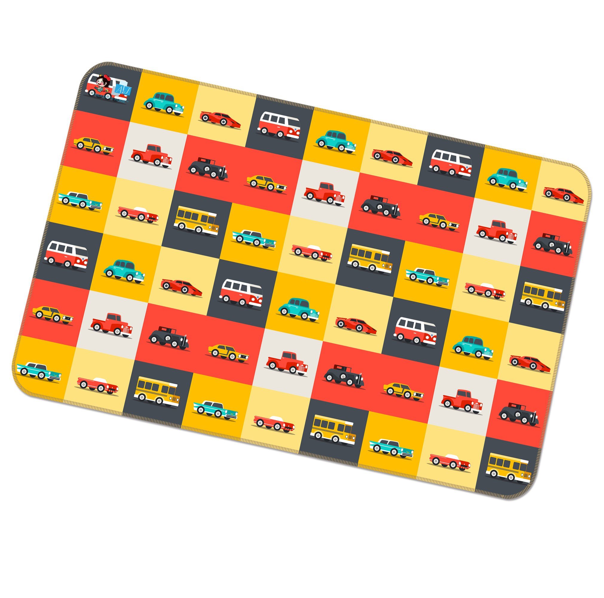 3D Color Car 006 Non Slip Rug Mat Mat AJ Creativity Home