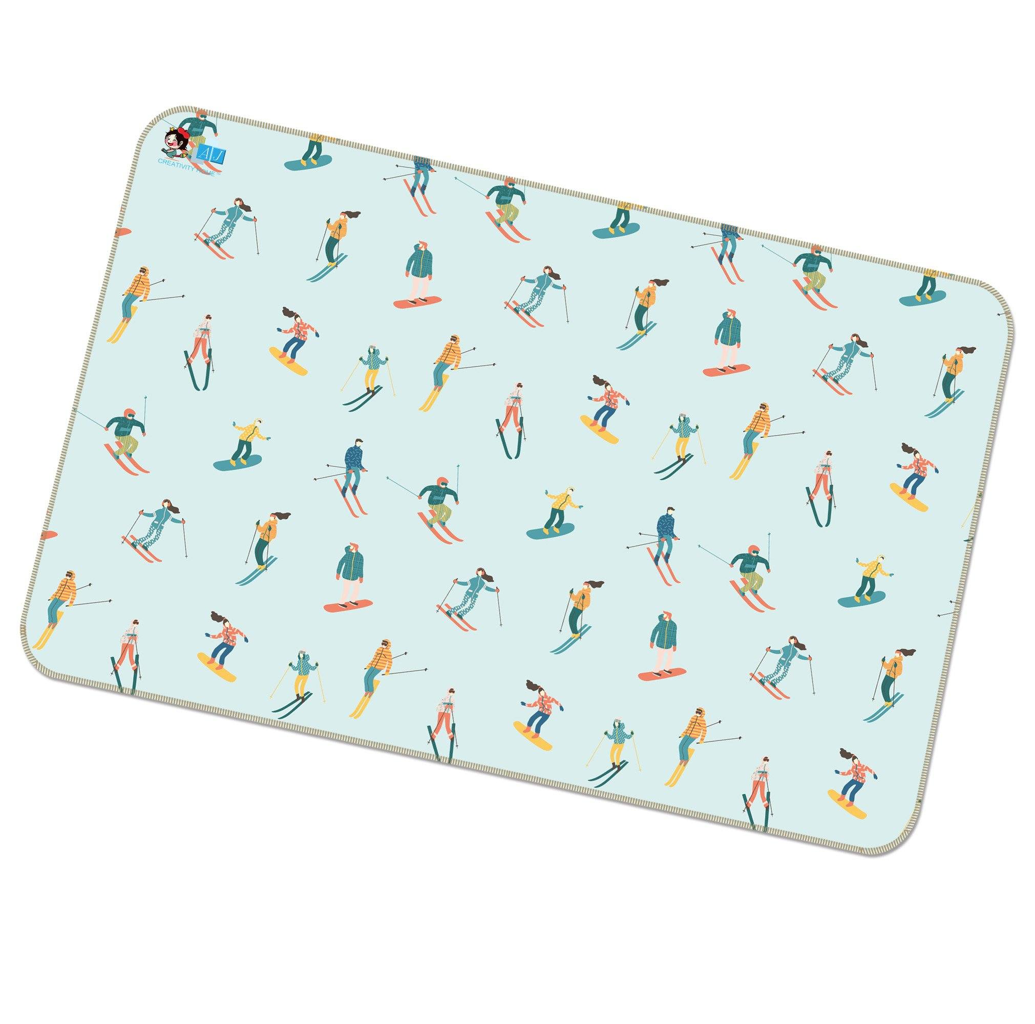 3D Cartoon Skating 131 Non Slip Rug Mat Mat AJ Creativity Home