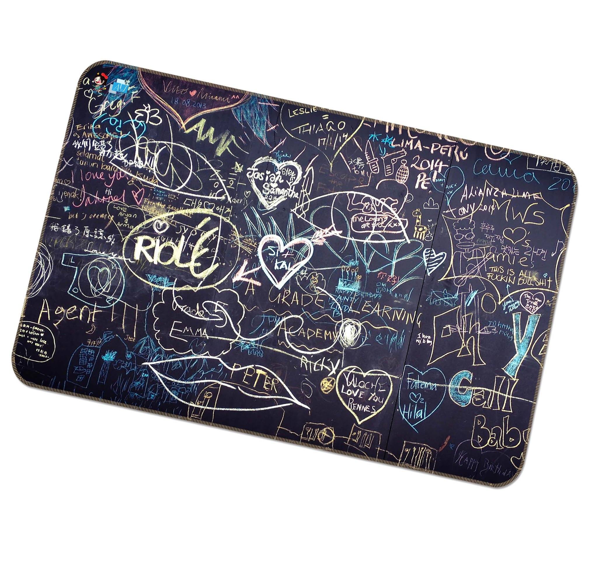 3D Blackboard Word 259 Non Slip Rug Mat Mat AJ Creativity Home