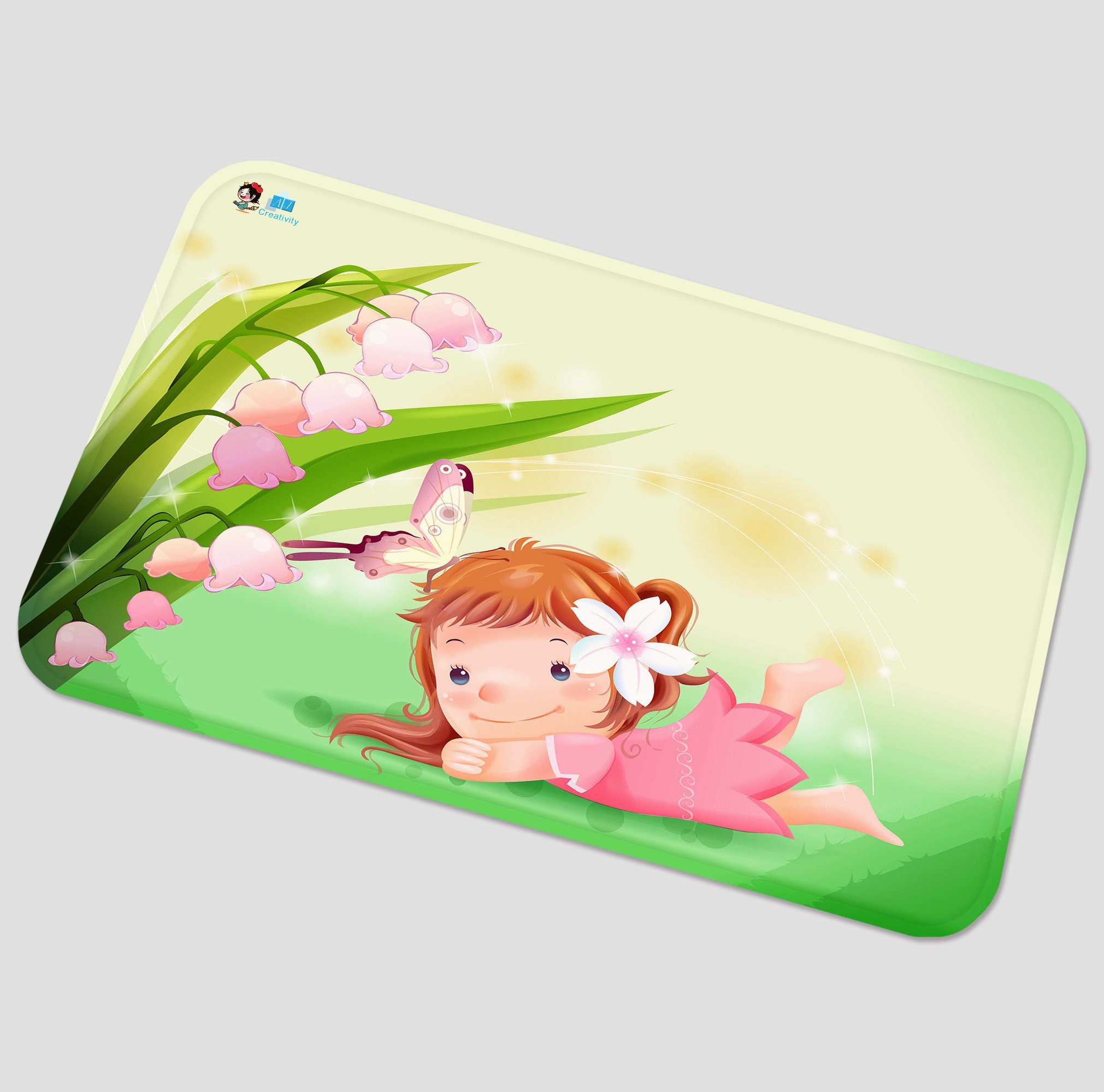 3D Naughty Little Girl 37 Non Slip Rug Mat Mat AJ Creativity Home