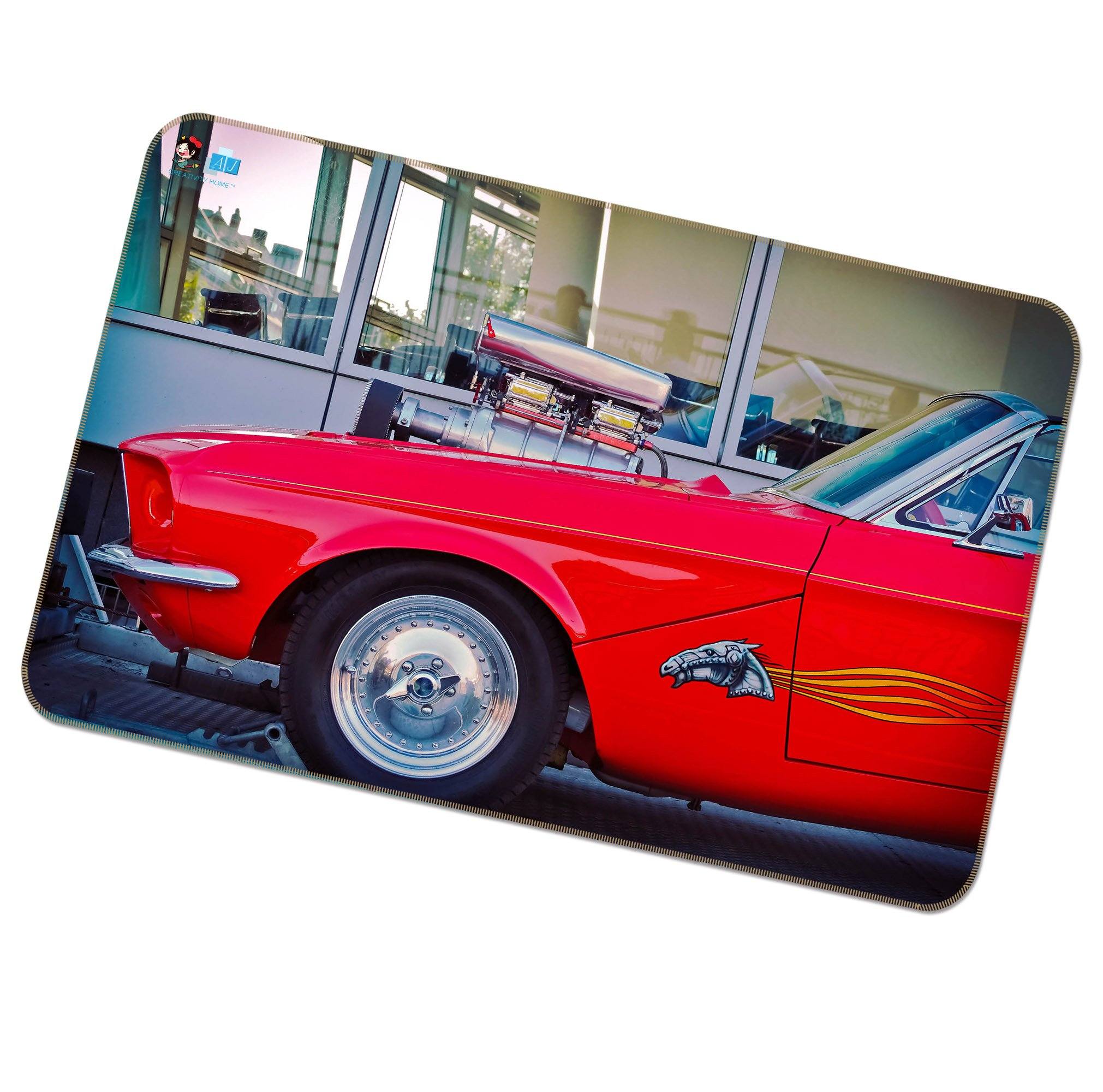 3D Side Car 255 Non Slip Rug Mat Mat AJ Creativity Home