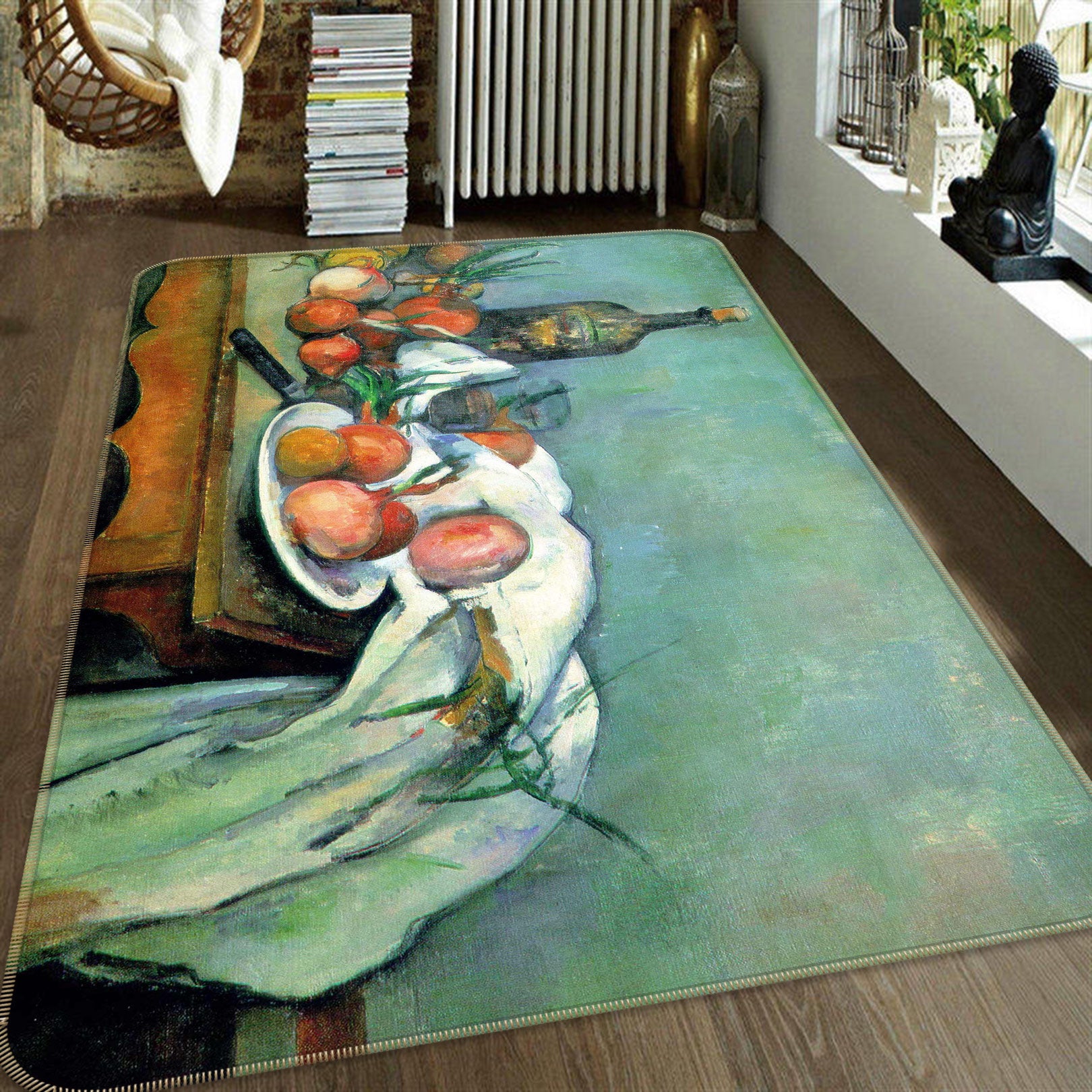 3D Fruit Table 76045 Non Slip Rug Mat