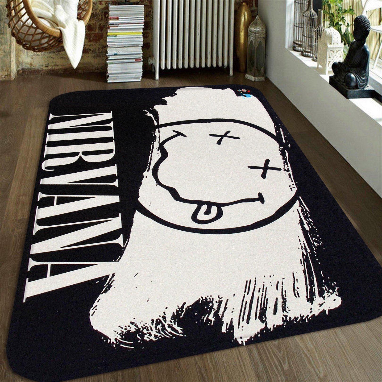 3D Smiley Pattern 53 Non Slip Rug Mat Mat AJ Creativity Home