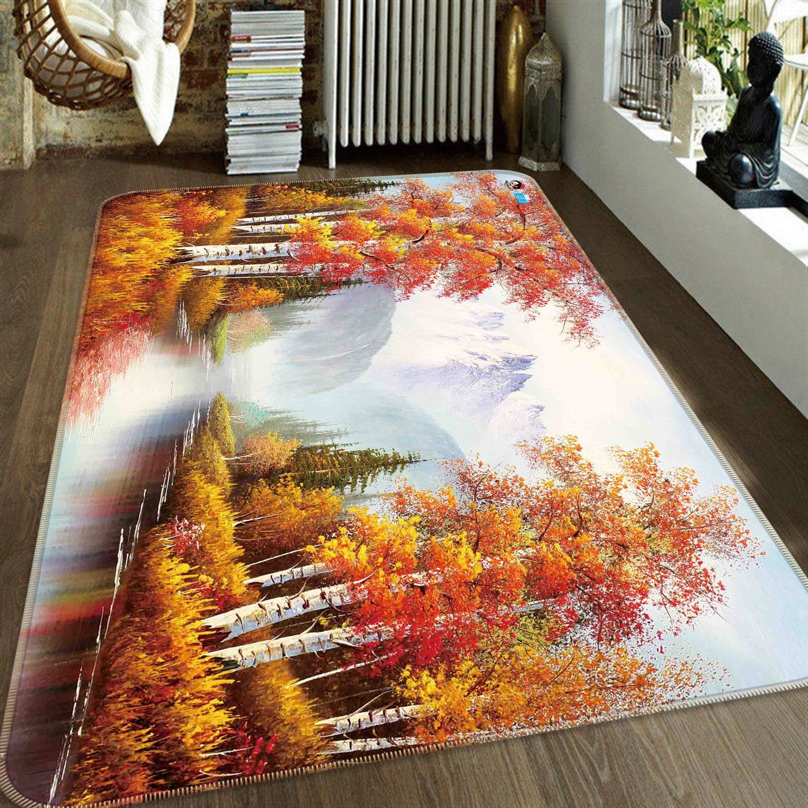 3D Nature Scenery 140 Non Slip Rug Mat Mat AJ Creativity Home