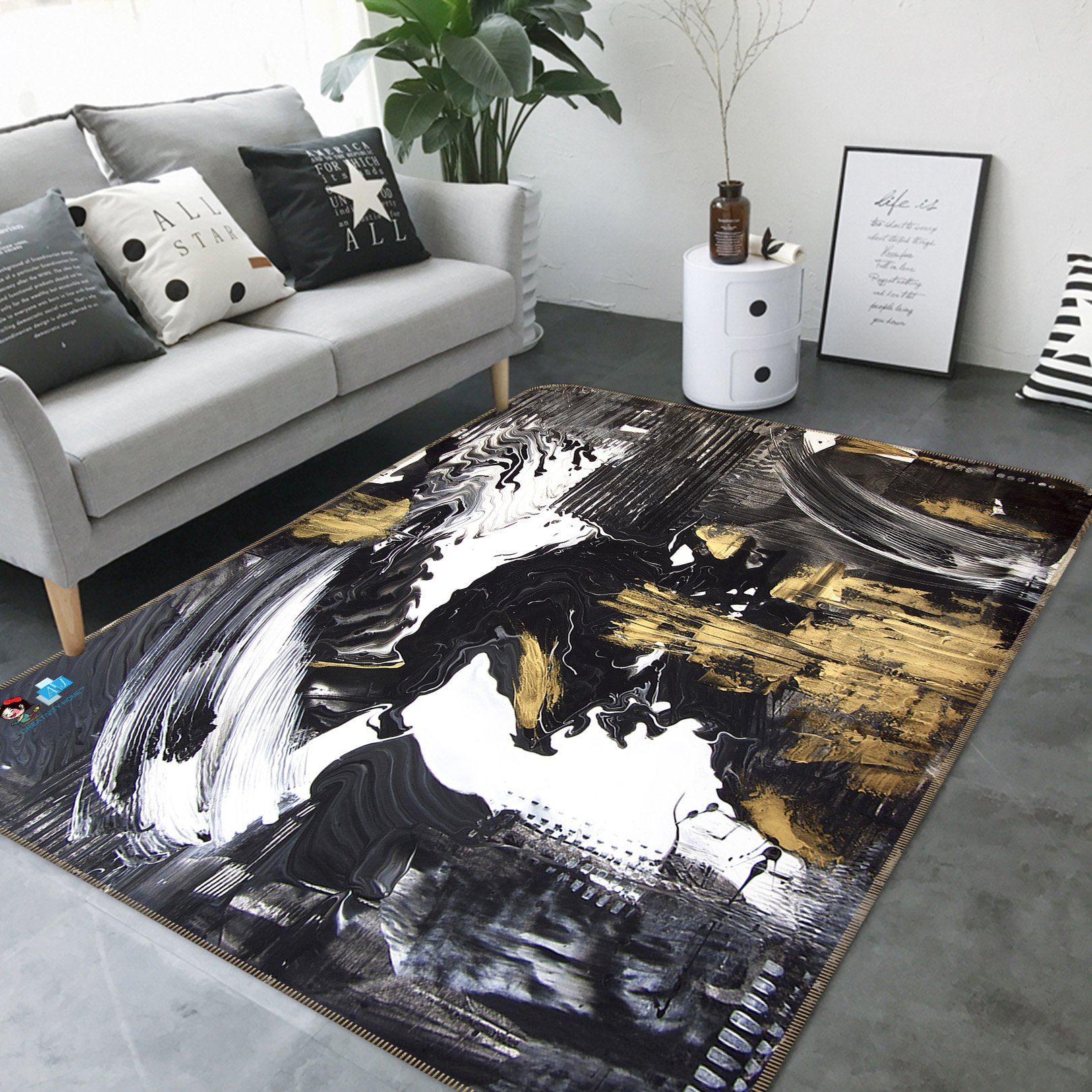 3D Graffiti 9477 Non Slip Rug Mat Mat AJ Creativity Home