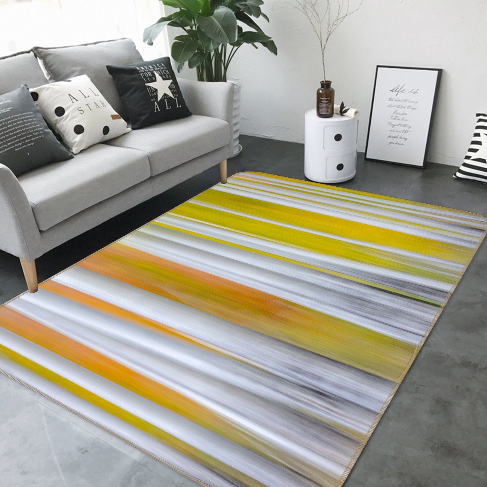 3D White Trunk 1162 Marco Carmassi Rug Non Slip Rug Mat Mat AJ Creativity Home