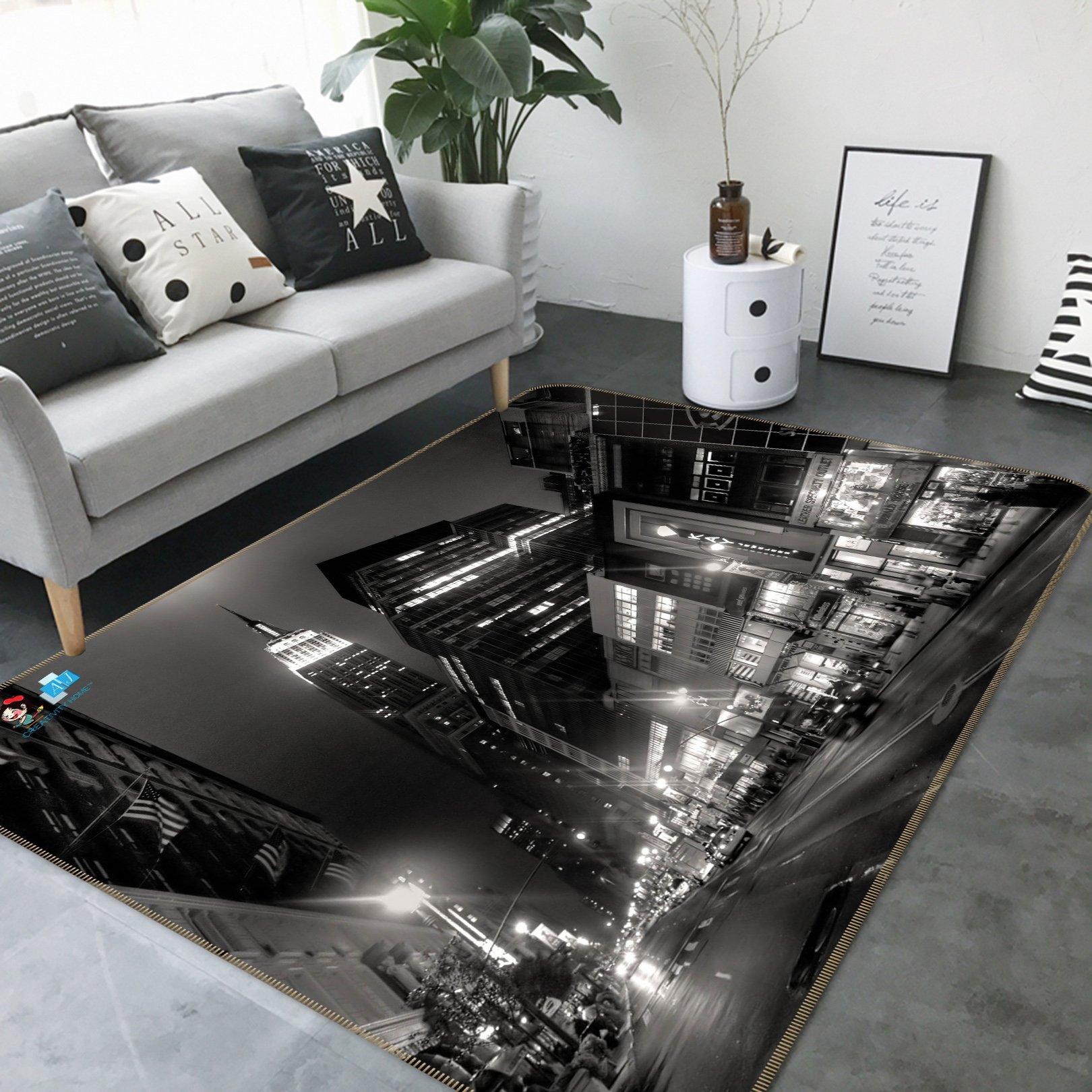 3D New York Street 160 Non Slip Rug Mat Mat AJ Creativity Home