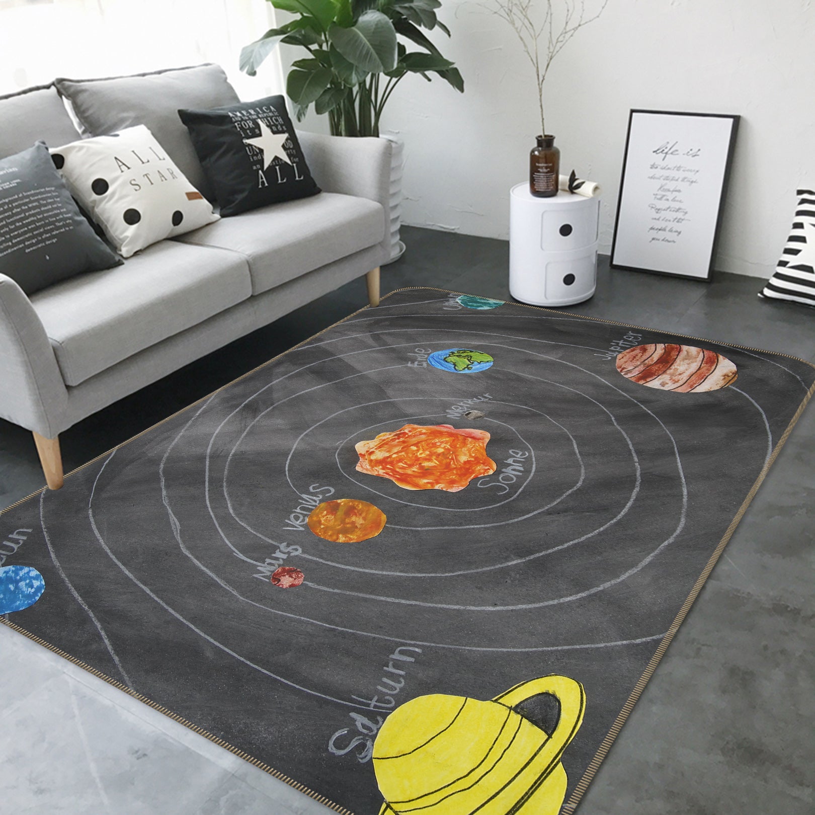 3D Planet 36121 Non Slip Rug Mat