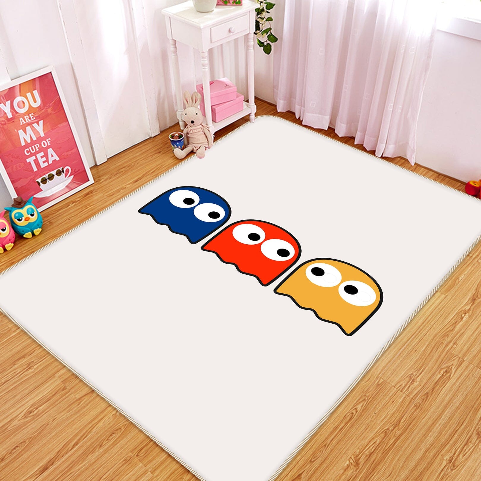 3D Color Monster 1078 Boris Draschoff Rug Non Slip Rug Mat Mat AJ Creativity Home