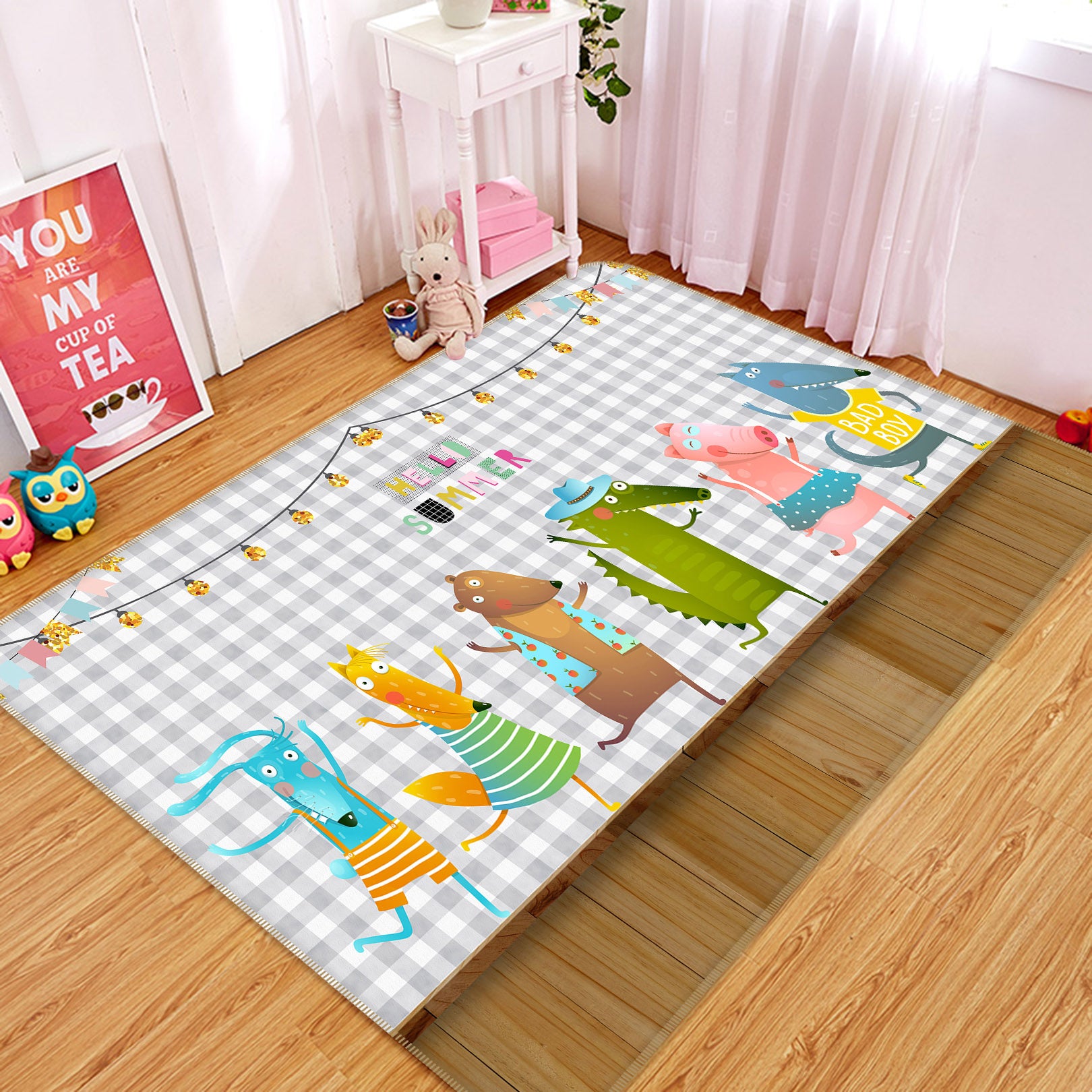 3D Little Animals 34089 Non Slip Rug Mat