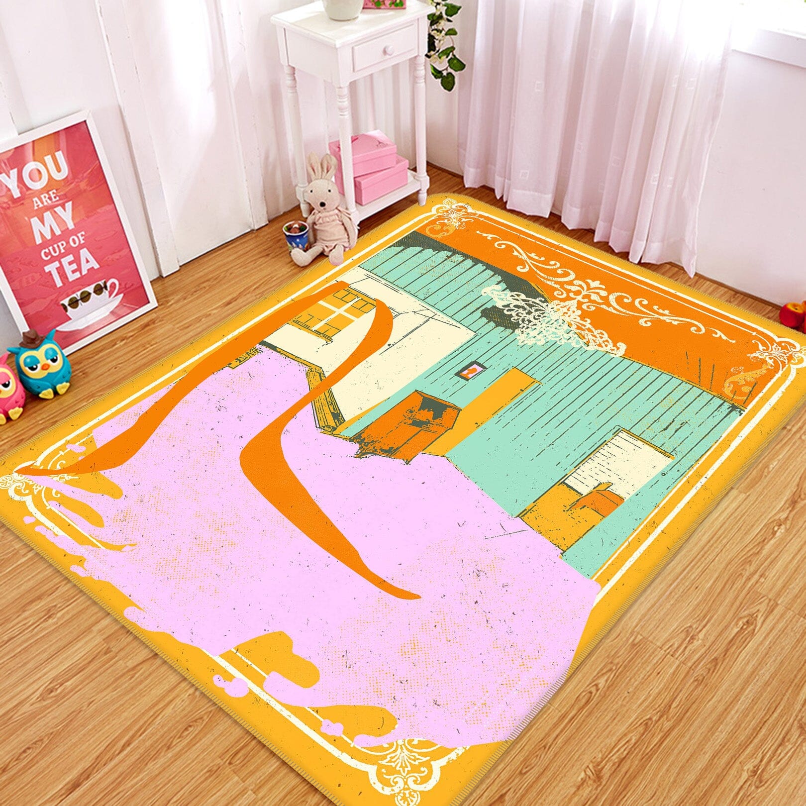 3D Cozy Room 1013 Showdeer Rug Non Slip Rug Mat Mat AJ Creativity Home