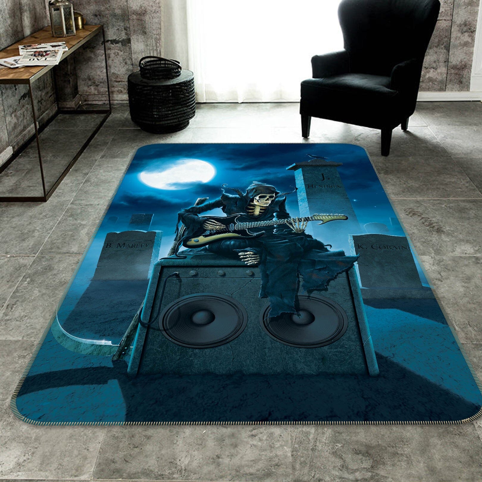 3D Tribute 1080 Vincent Hie Rug Non Slip Rug Mat Mat AJ Creativity Home