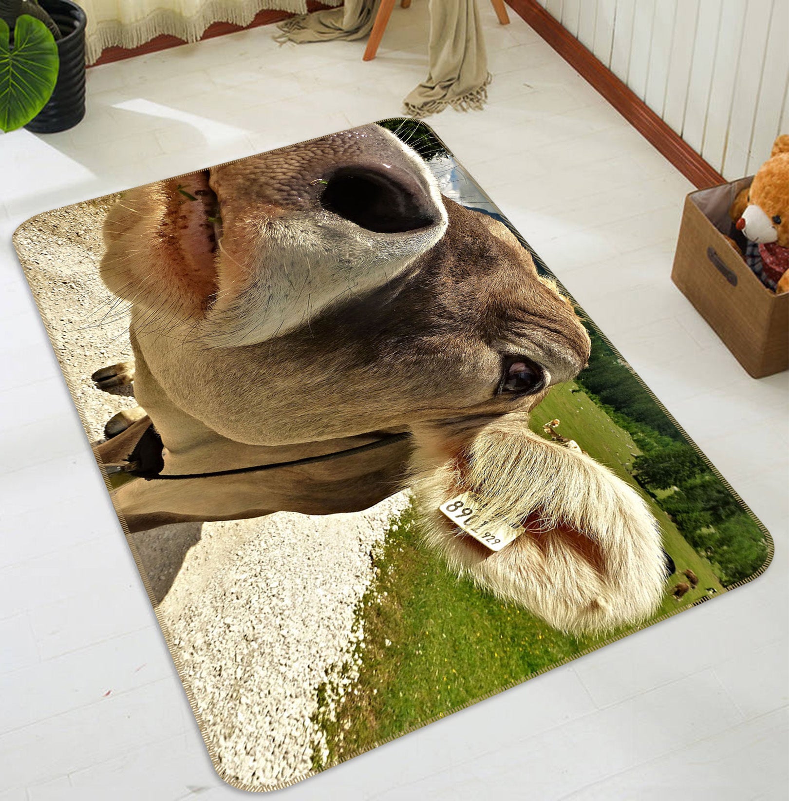 3D Cattle 82088 Animal Non Slip Rug Mat