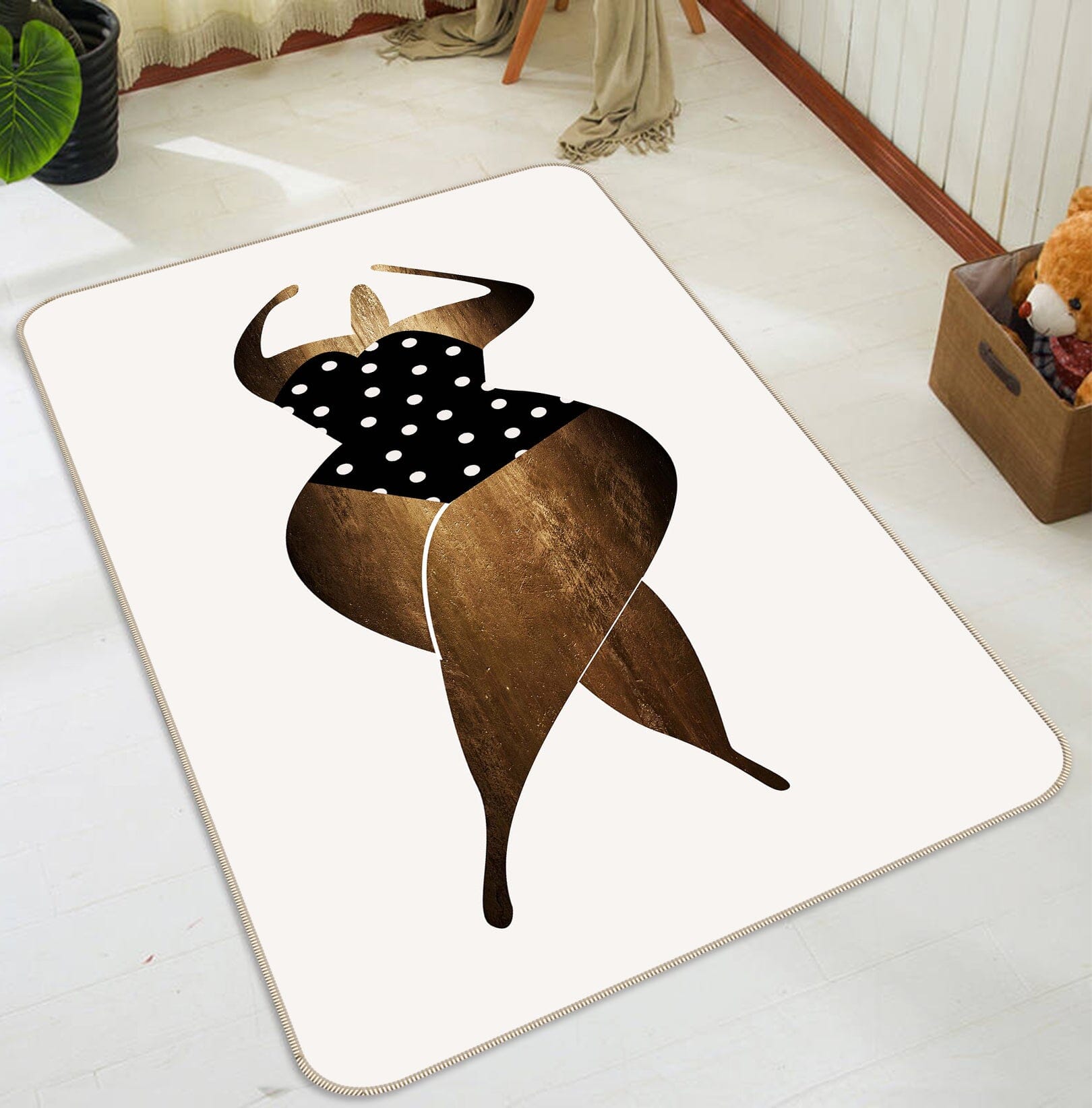 3D Dance Pattern 1031 Boris Draschoff Rug Non Slip Rug Mat Mat AJ Creativity Home