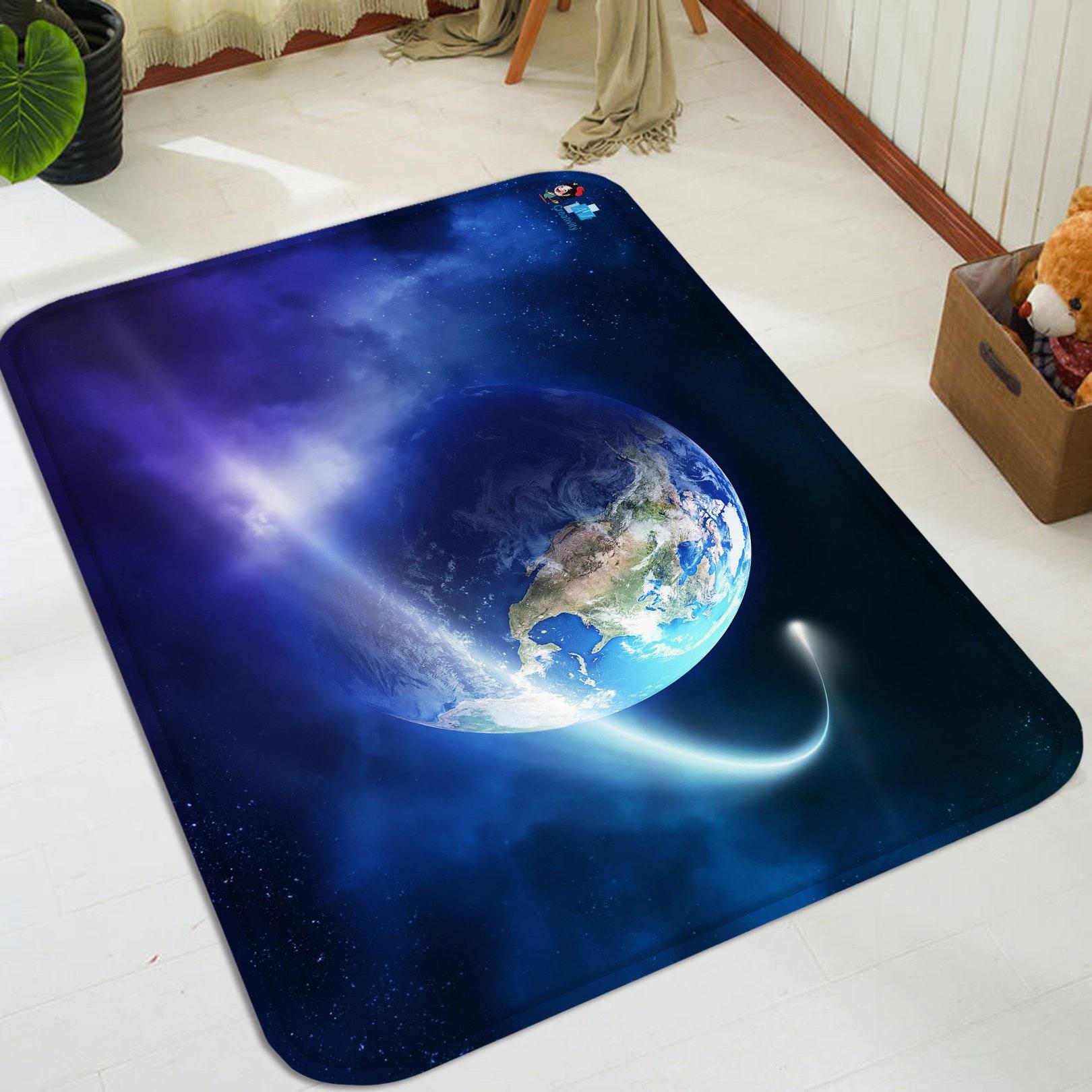 3D Magic Earth 66 Non Slip Rug Mat Mat AJ Creativity Home