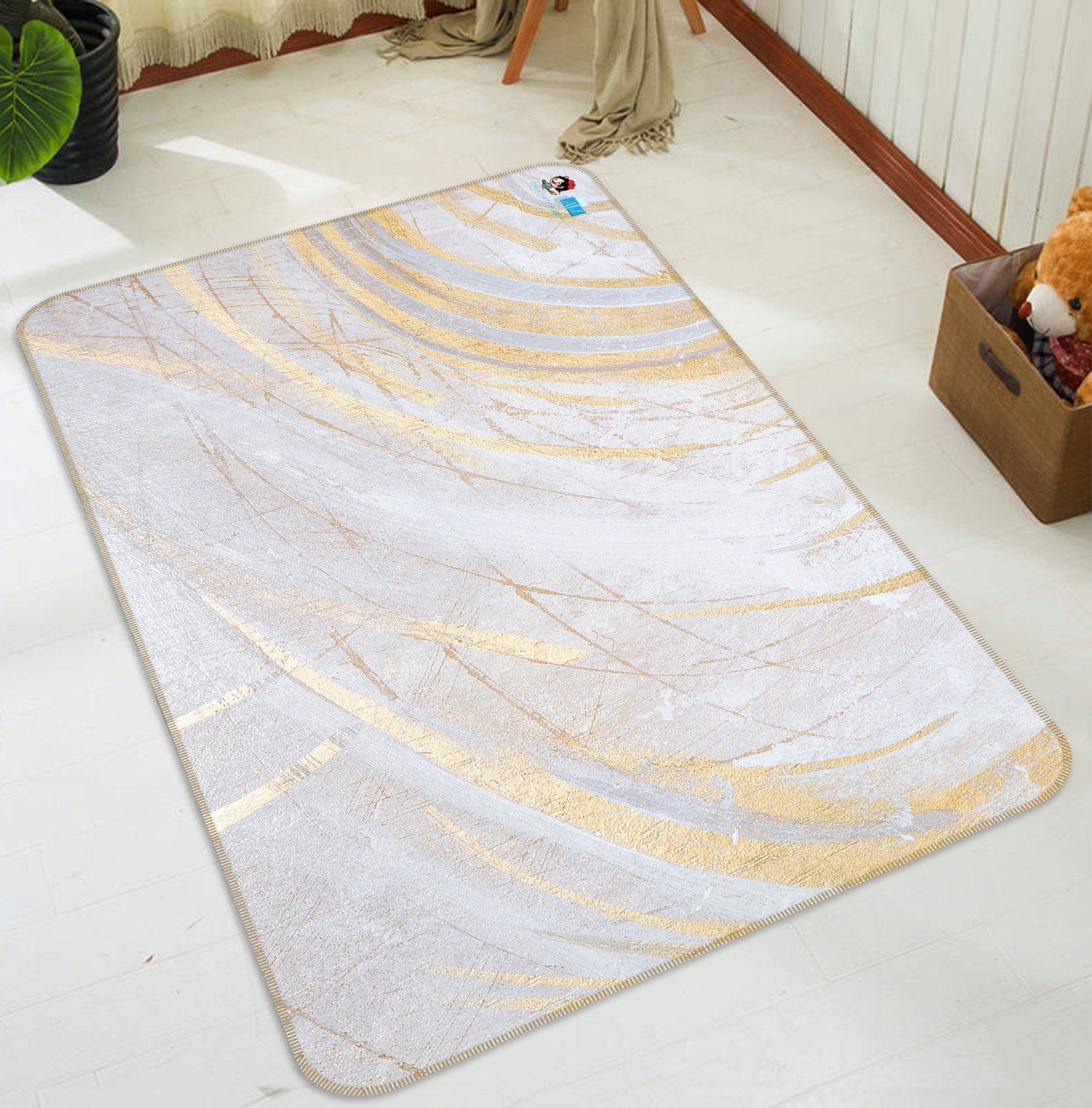 3D Marble 9725 Non Slip Rug Mat Mat AJ Creativity Home