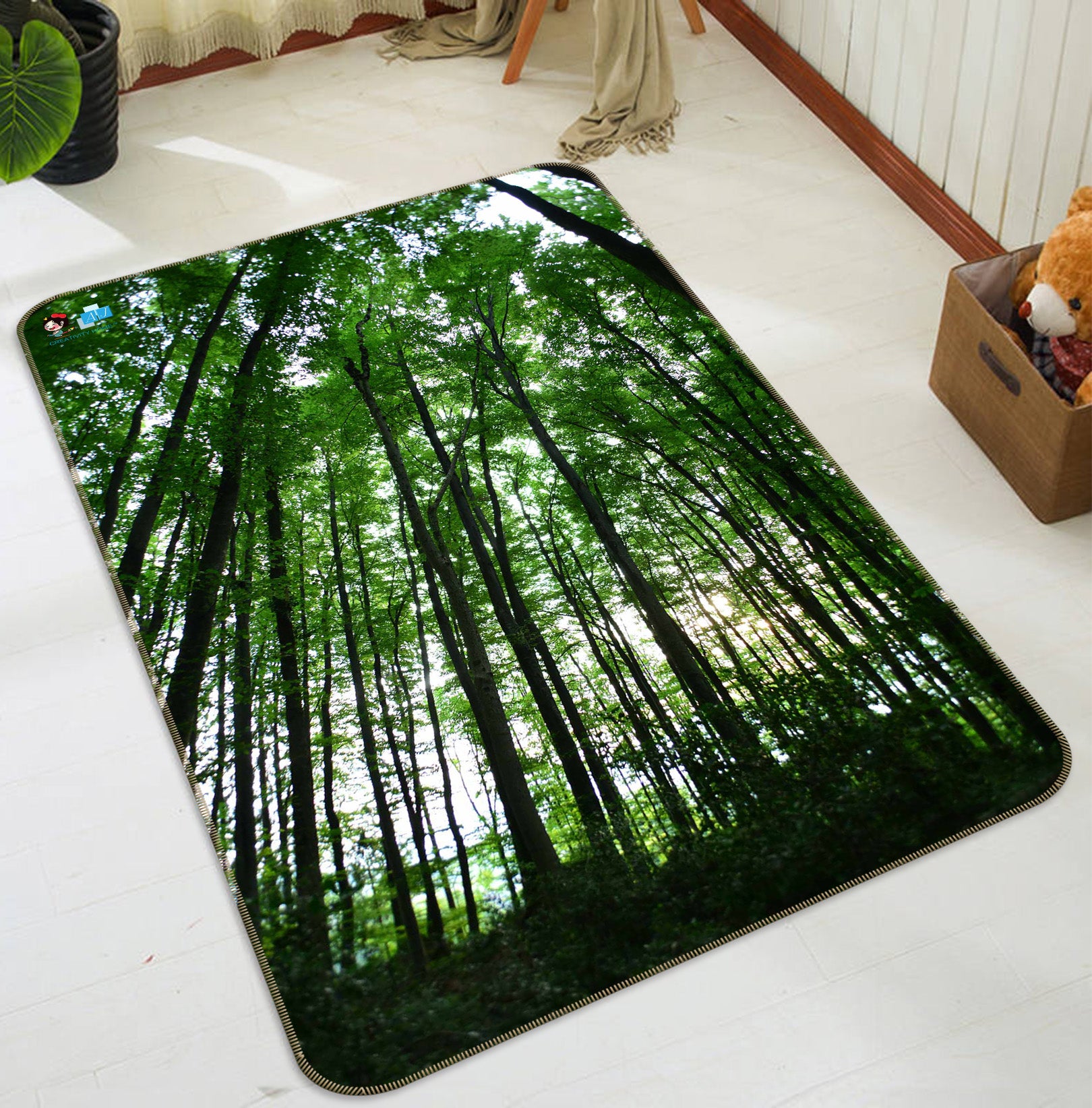 3D Forest 66149 Non Slip Rug Mat