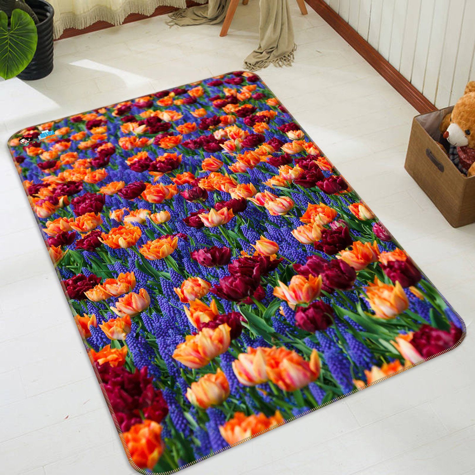 3D Bright Flowers 183 Non Slip Rug Mat Mat AJ Creativity Home