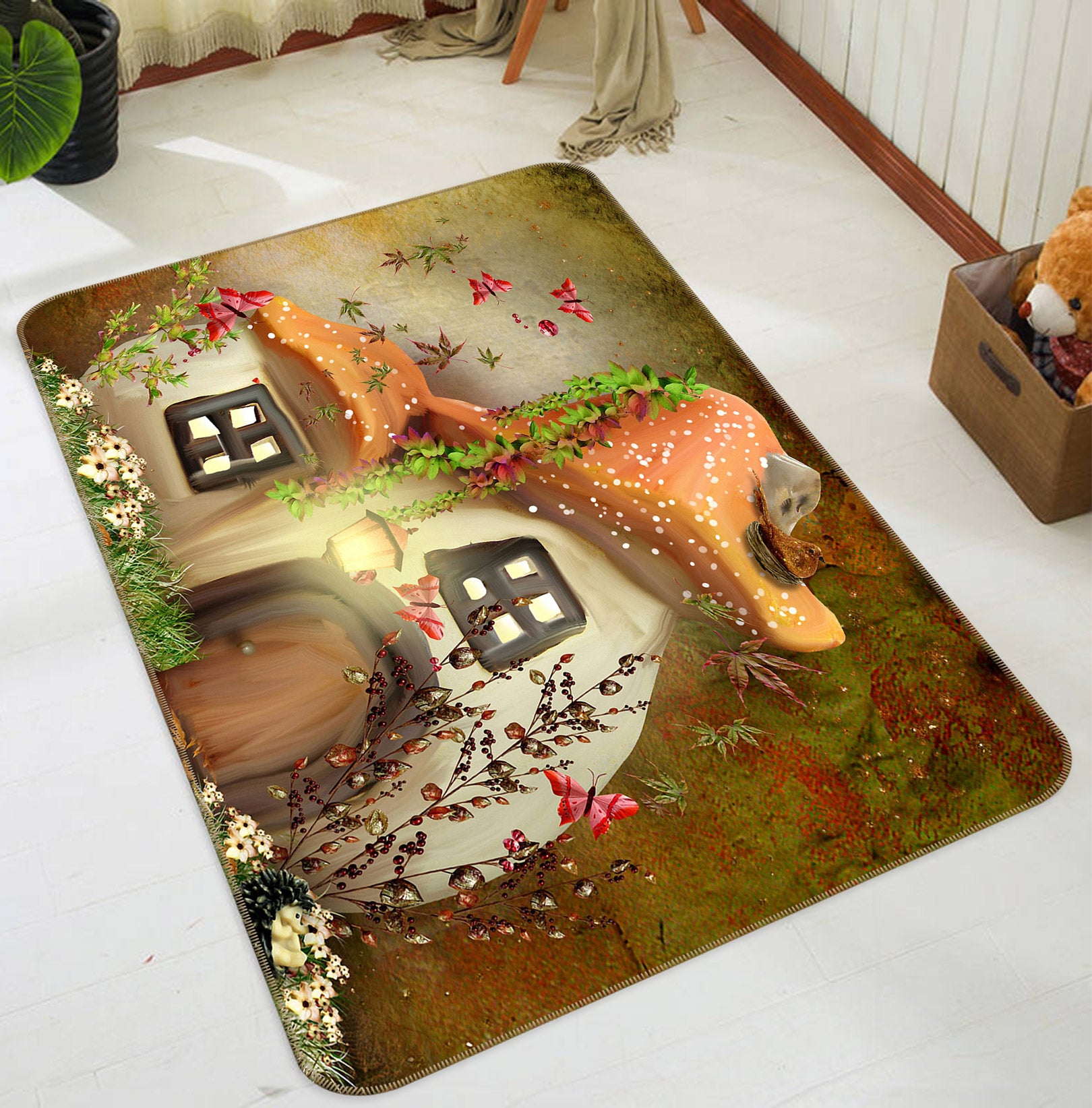 3D Cabin 75153 Non Slip Rug Mat