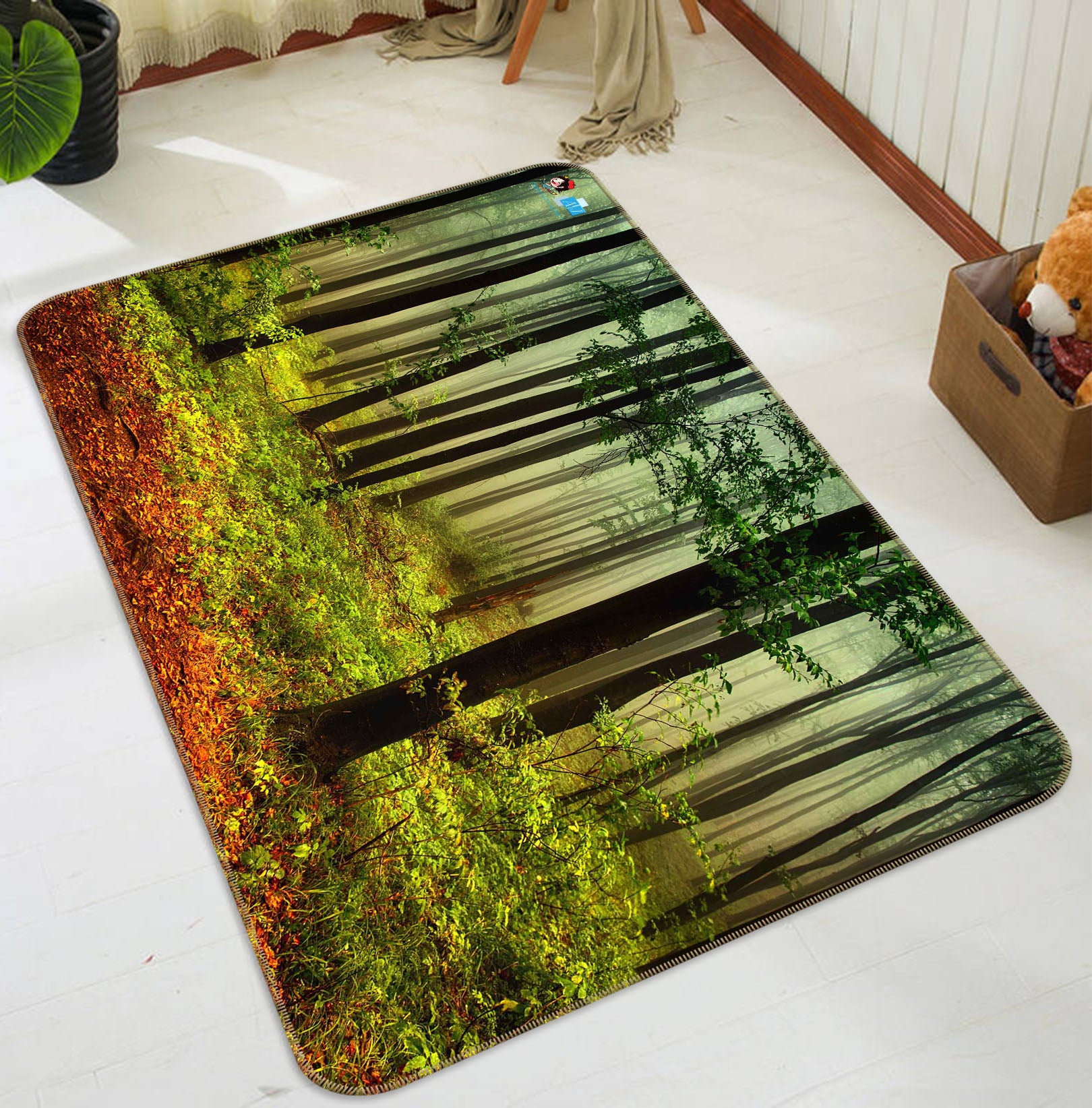 3D Forest 66047 Non Slip Rug Mat