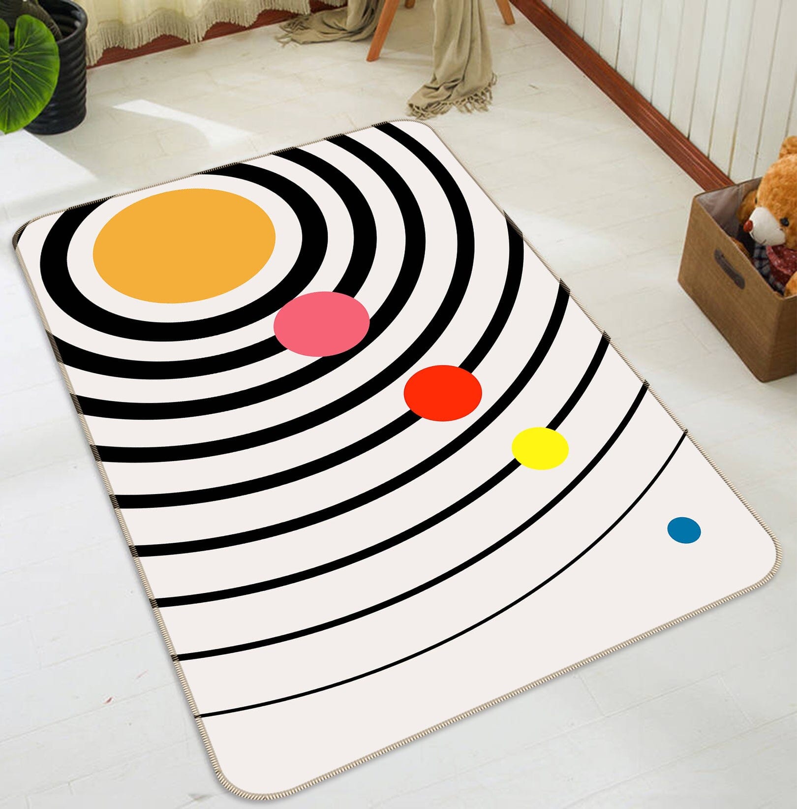 3D Playful Universe 1097 Boris Draschoff Rug Non Slip Rug Mat Mat AJ Creativity Home