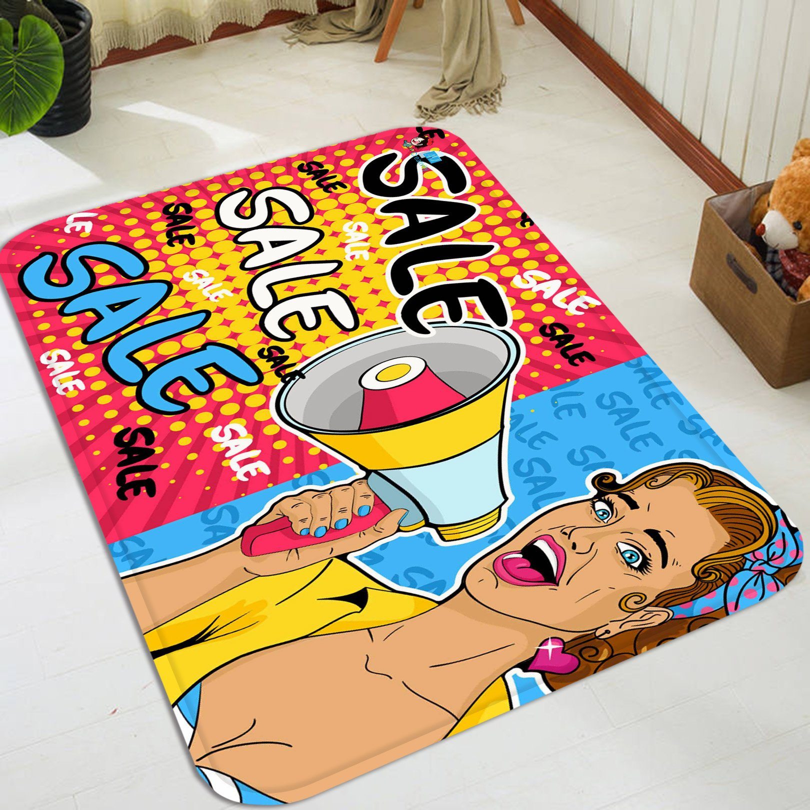 3D Sales Woman 79 Non Slip Rug Mat Mat AJ Creativity Home