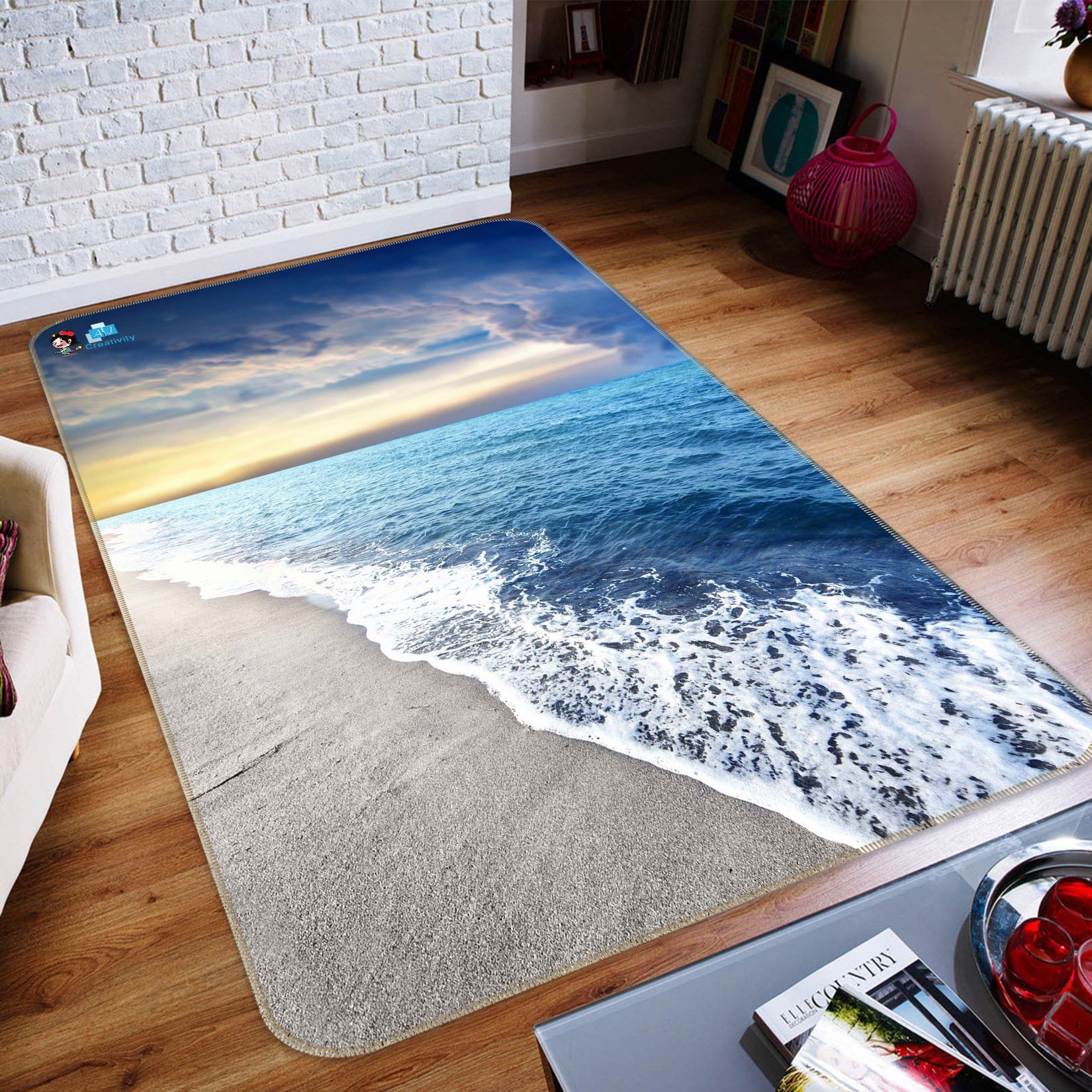 3D Sea Beach Sunset 198 Non Slip Rug Mat Mat AJ Creativity Home