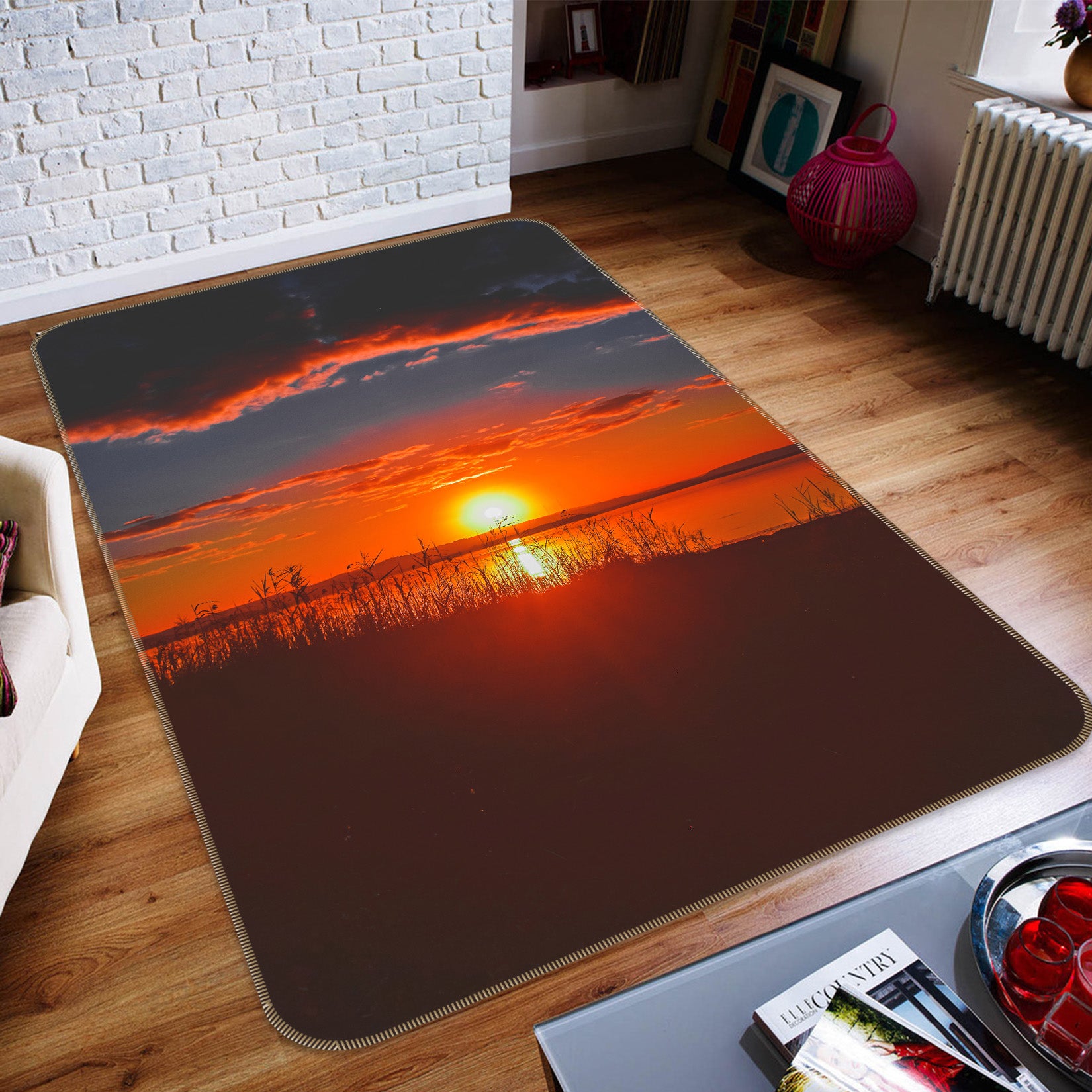 3D Sun Sky 29235 Non Slip Rug Mat