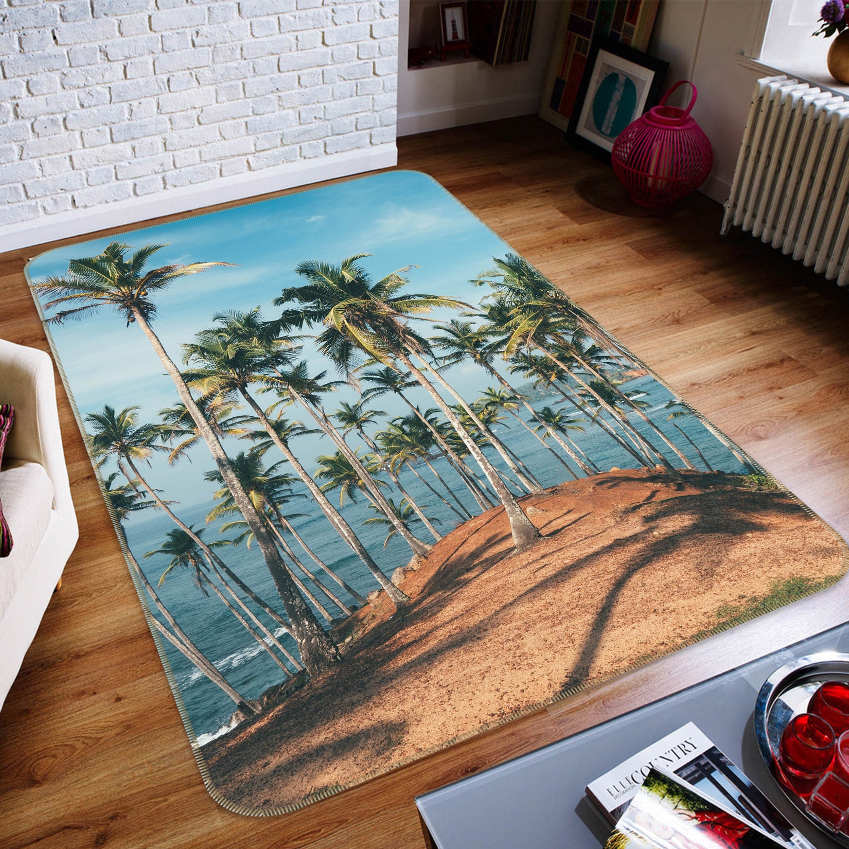 3D Coconut Grove 28010 Non Slip Rug Mat