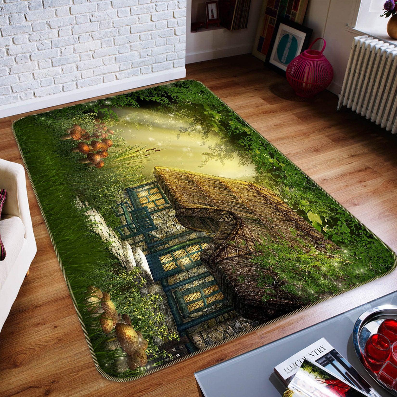 3D Bush House 76038 Non Slip Rug Mat