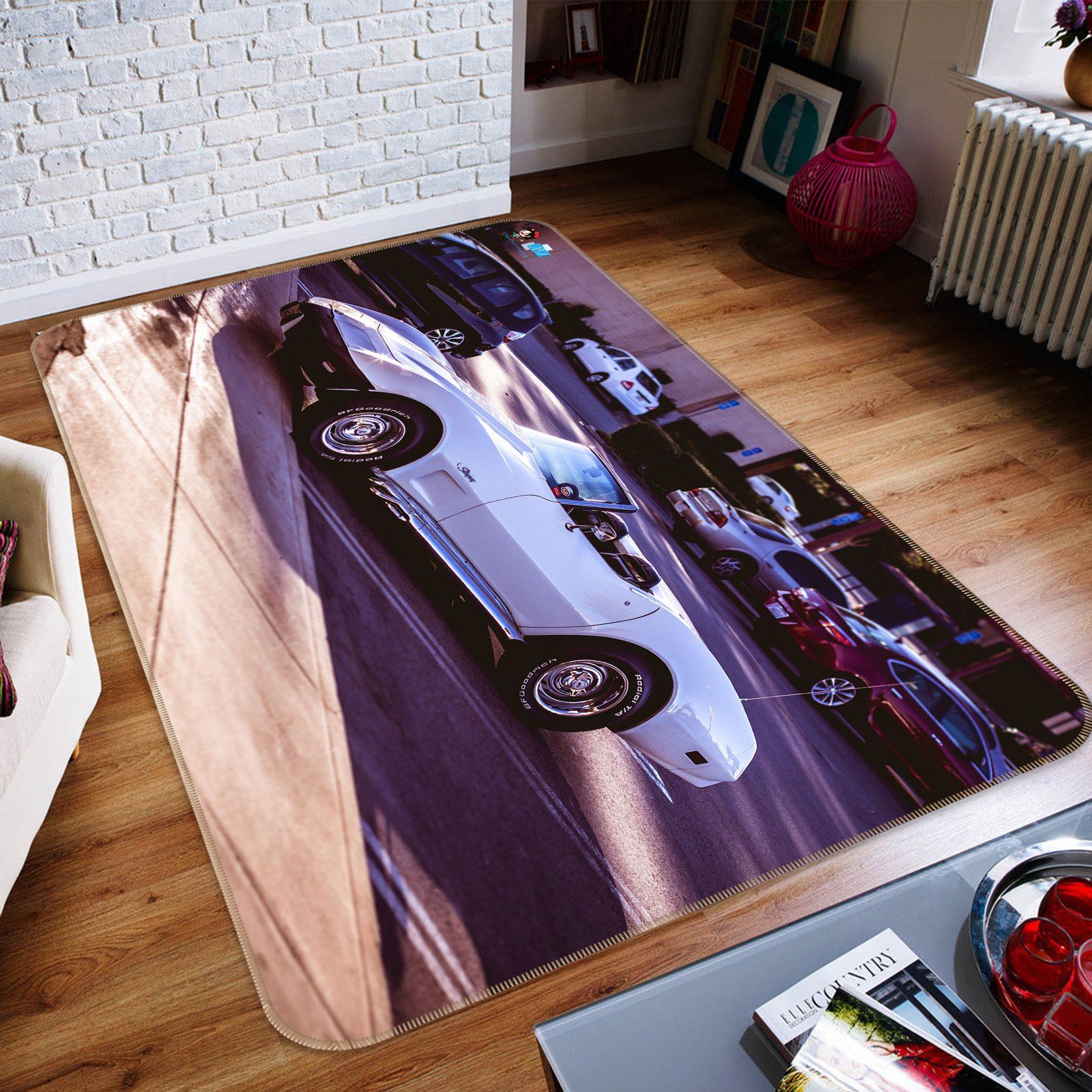 3D Parking Bridge 240 Non Slip Rug Mat Mat AJ Creativity Home