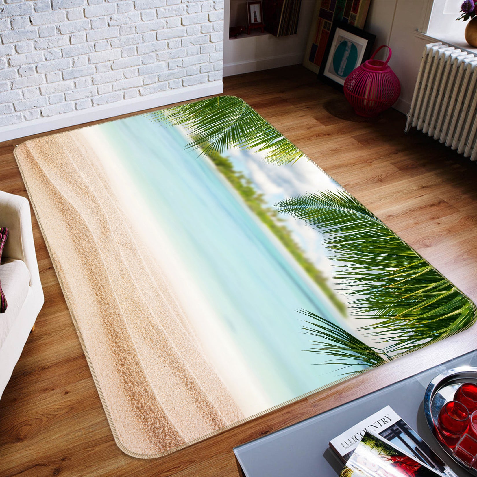 3D Seaside 76241 Non Slip Rug Mat