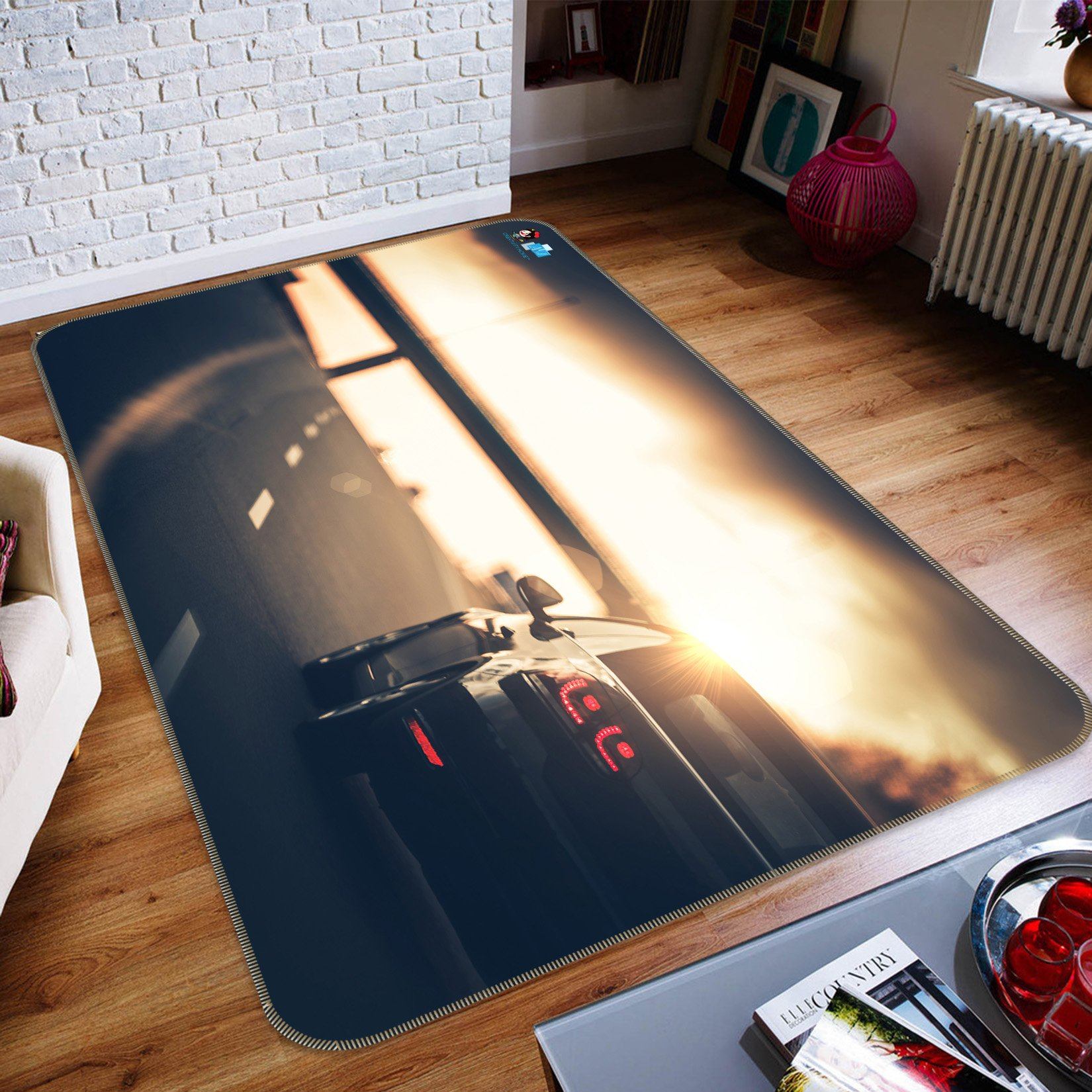 3D Dusk Road 167 Non Slip Rug Mat Mat AJ Creativity Home