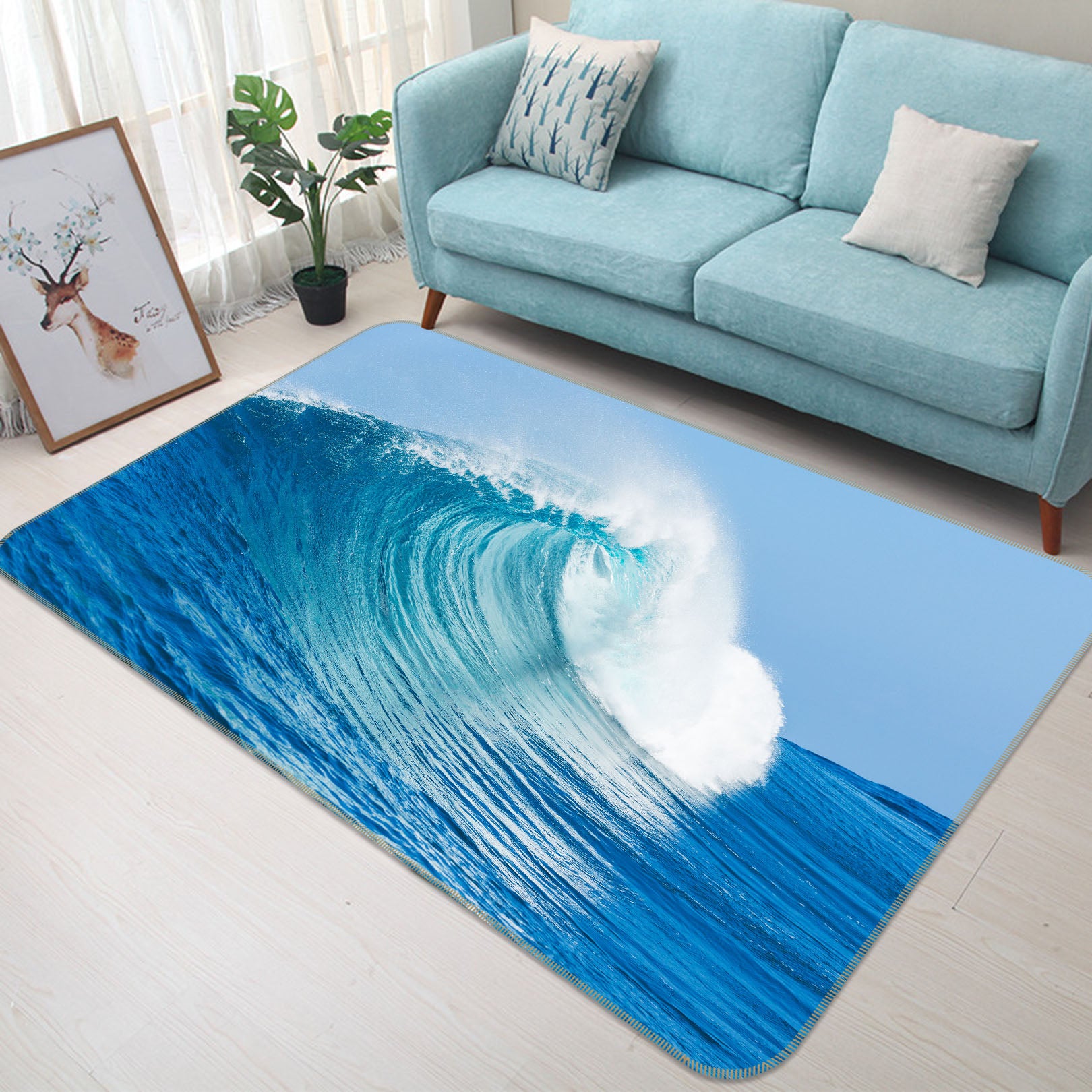 3D Waves 36010 Non Slip Rug Mat