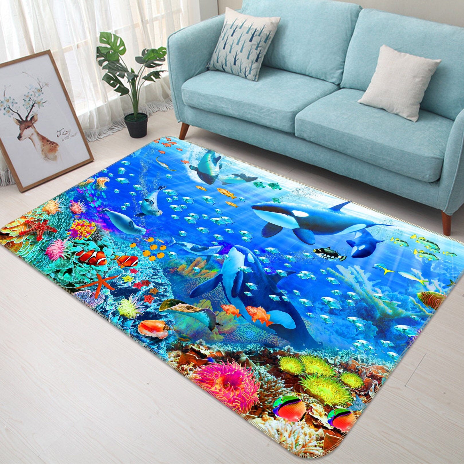 3D The Underwater World 1060 Adrian Chesterman Rug Non Slip Rug Mat Mat AJ Creativity Home