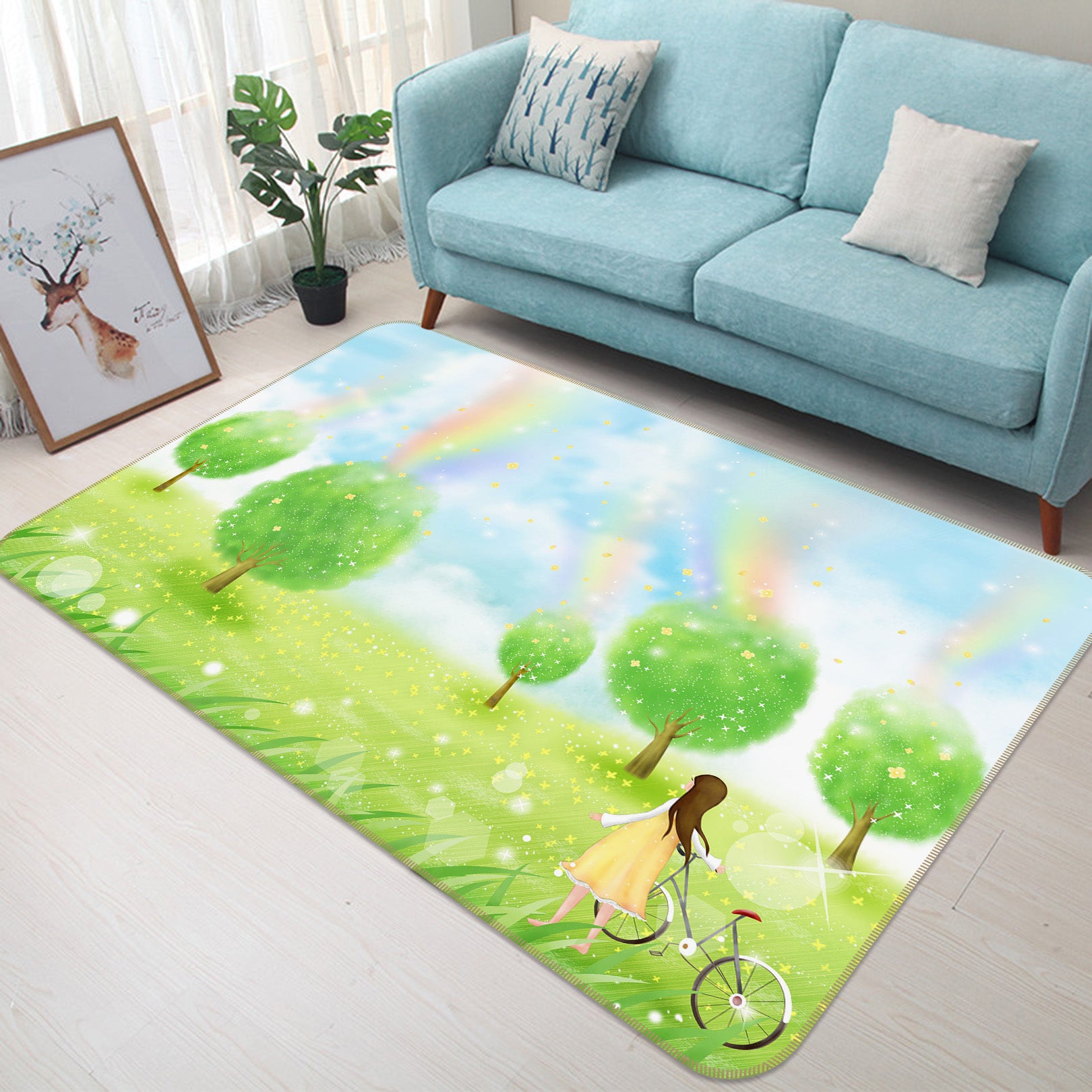 3D Tree 33132 Non Slip Rug Mat