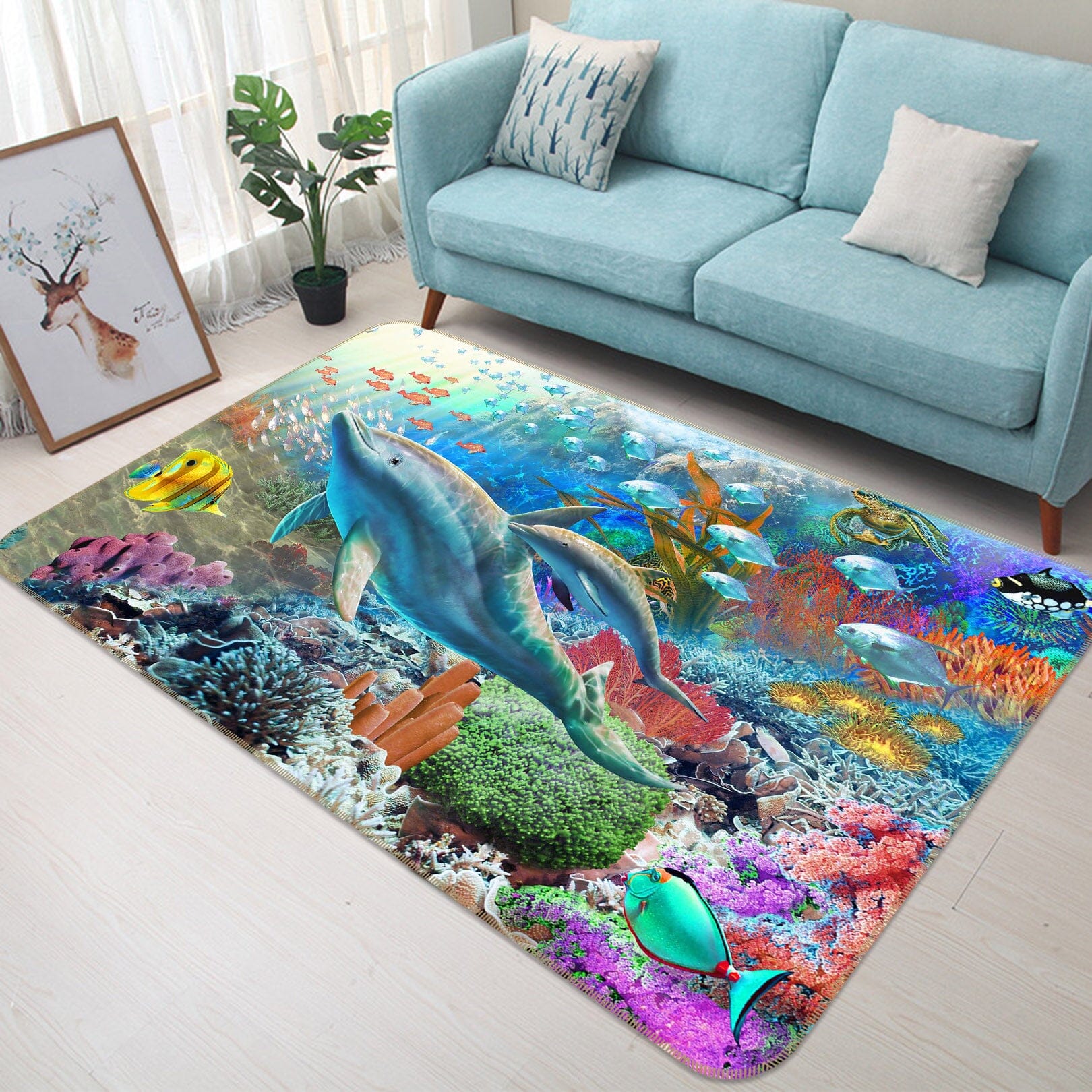 3D Color Ocean 1063 Adrian Chesterman Rug Non Slip Rug Mat Mat AJ Creativity Home