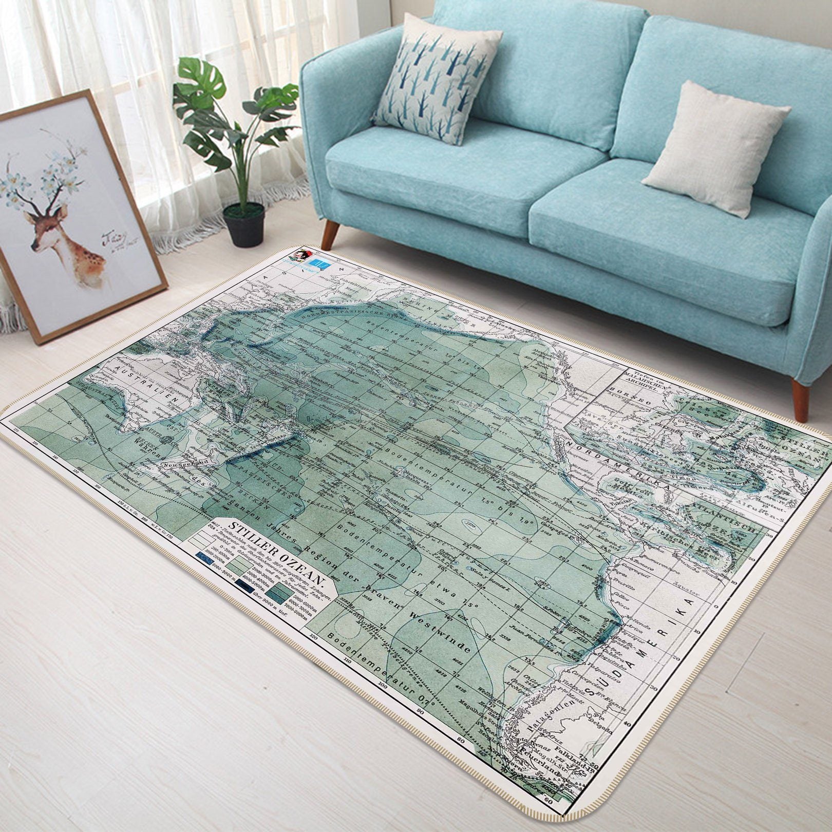 3D City Map 060 Non Slip Rug Mat Mat AJ Creativity Home