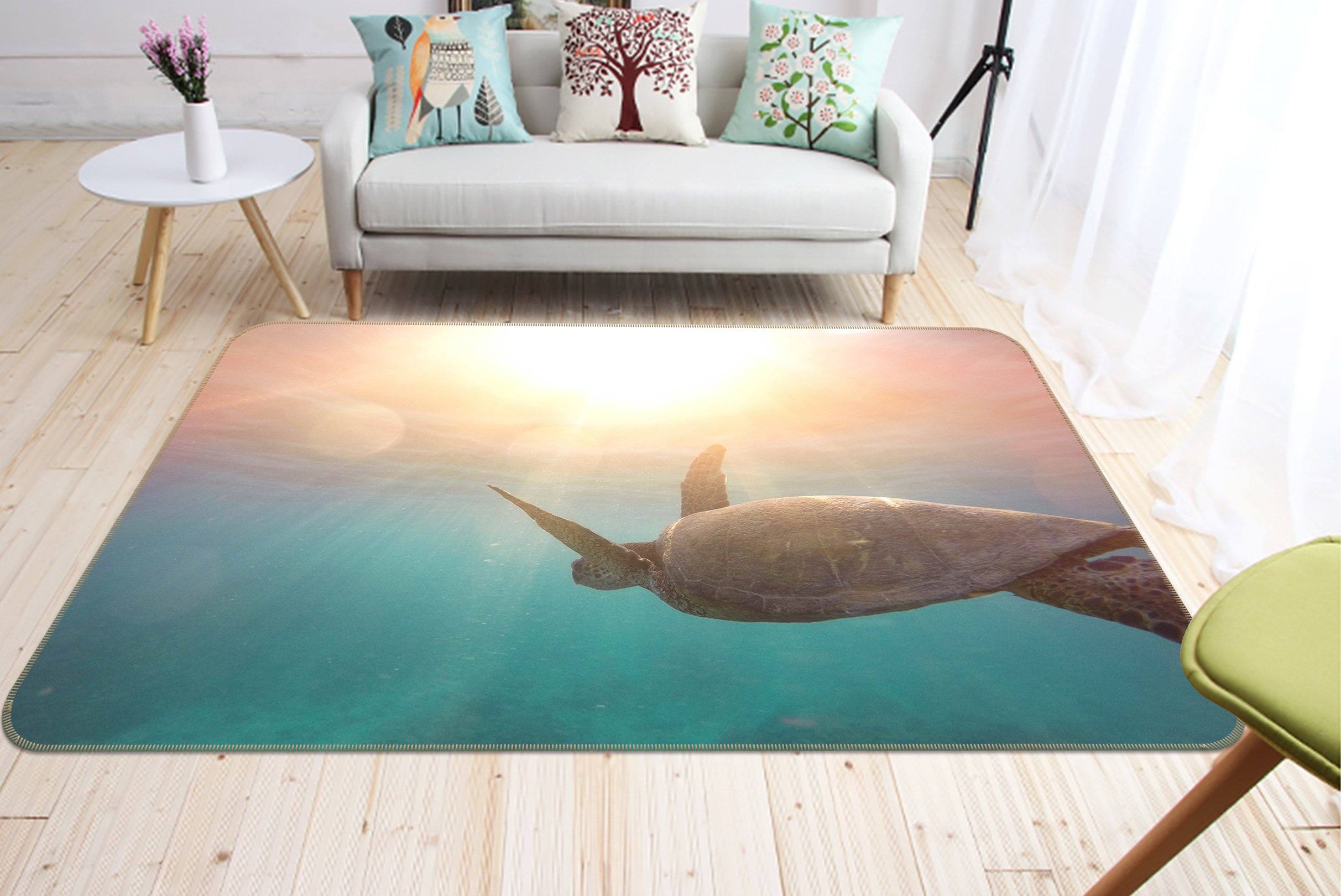 3D Turtle 626 Animal Non Slip Rug Mat Mat AJ Creativity Home