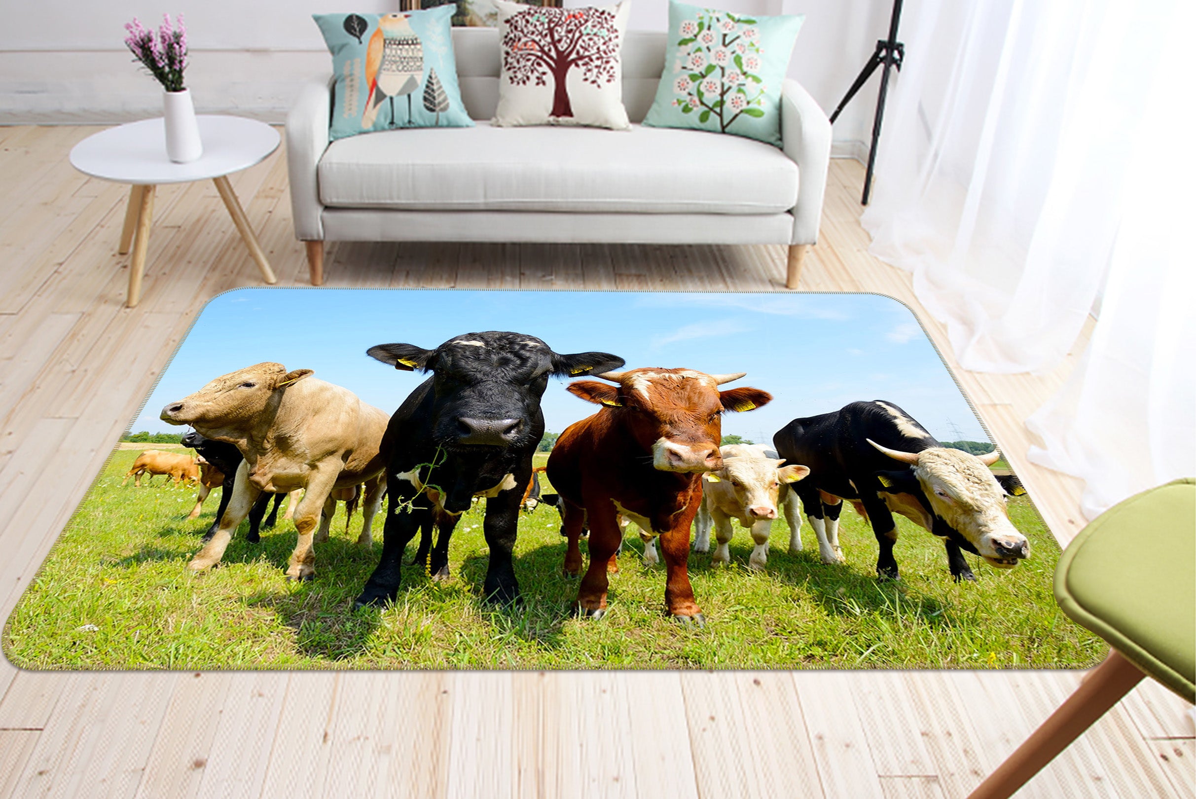 3D Cattle Herd 82090 Animal Non Slip Rug Mat